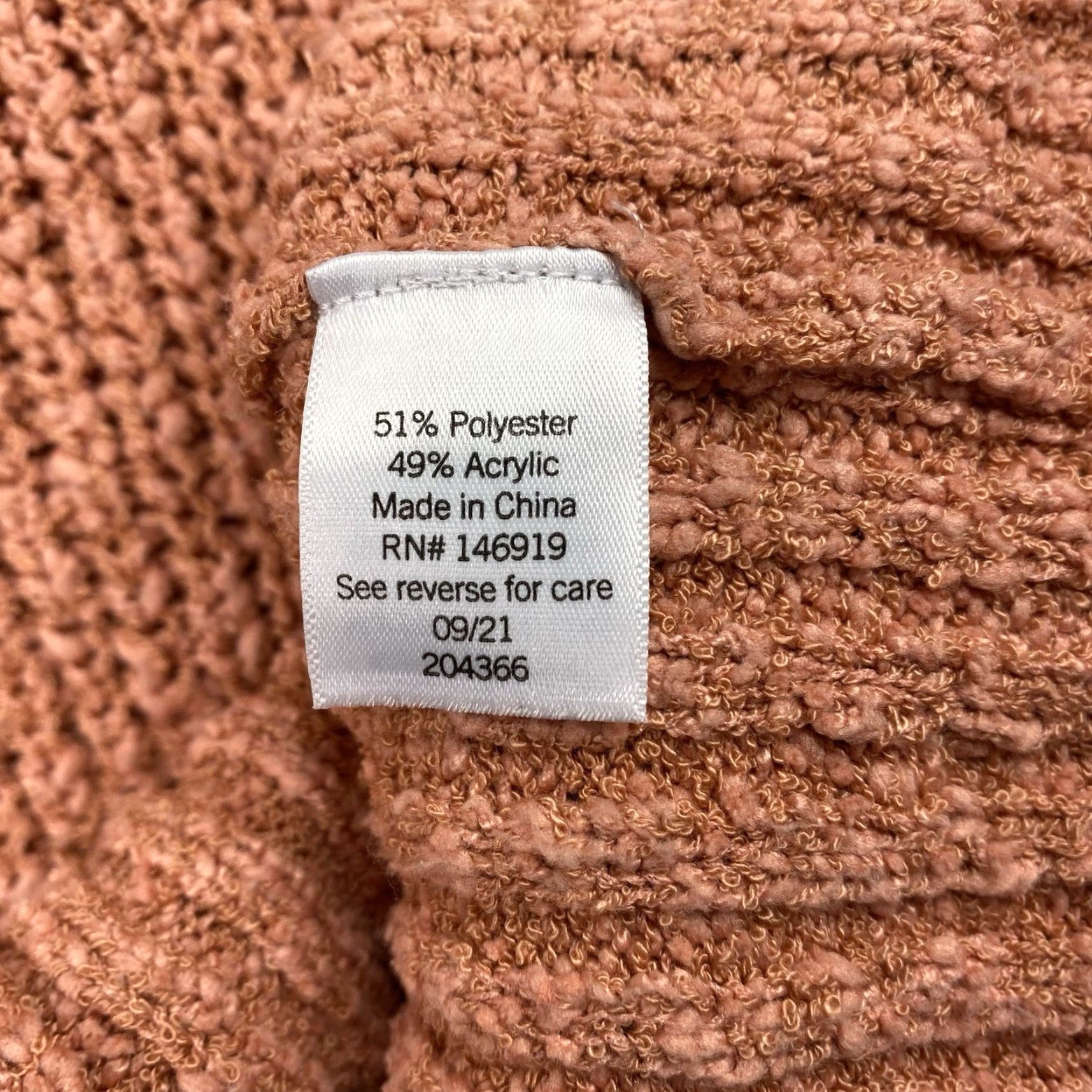 Vintage VINTAGE LC Lauren Conrad Cardigan Sz 1X Terracotta Button Up Cable Knit Crochet Earthy Size XL / US 12-14 / IT 48-50 - 6 Thumbnail
