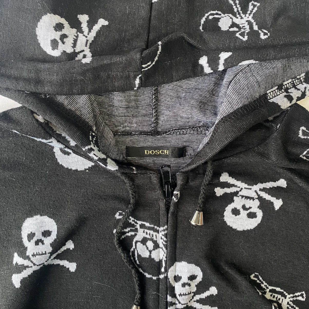 If Six Was Nine × Japanese Brand × Le Grande Bleu (L.G.B.) Zipper Skull Winged Hooded Outerwear Grunge Goth Style Size US M / EU 48-50 / 2 - 3 Thumbnail