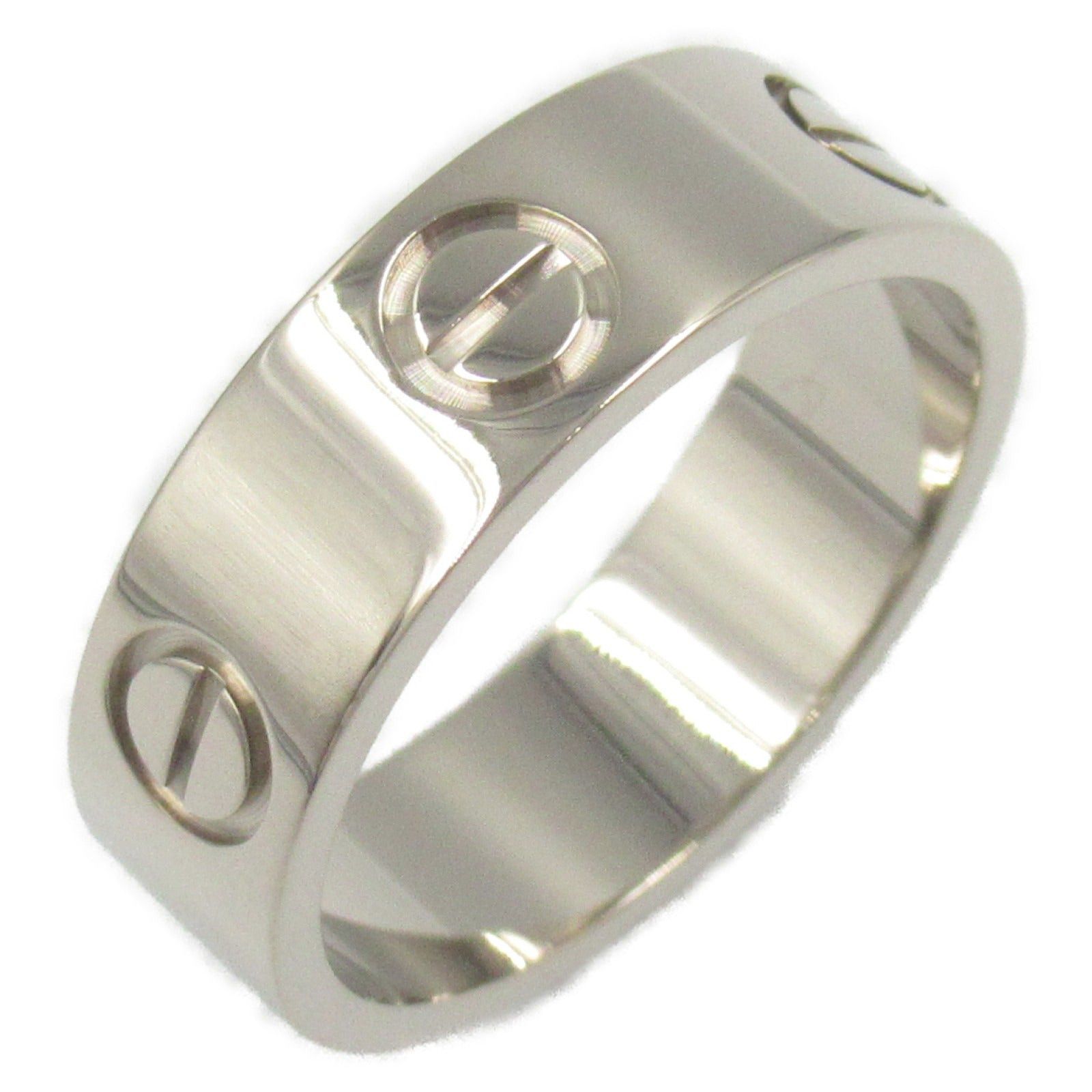 Cartier Cartier Love Ring K18Wg (White Gold) Silver Size ONE SIZE - 1 Thumbnail