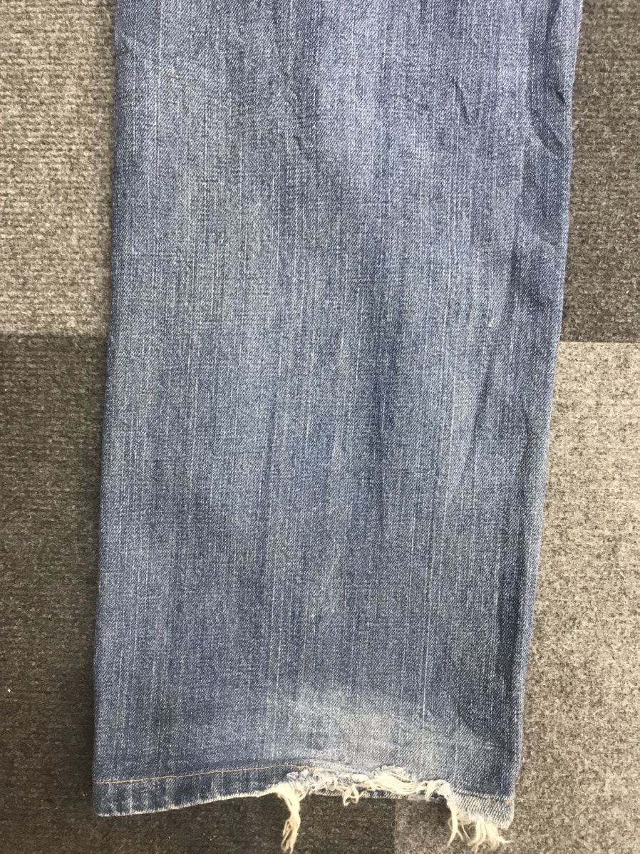 Edwin EDWIN 505 Selvedge Thrashed Distressed Jeans Size US 31 - 17 Thumbnail