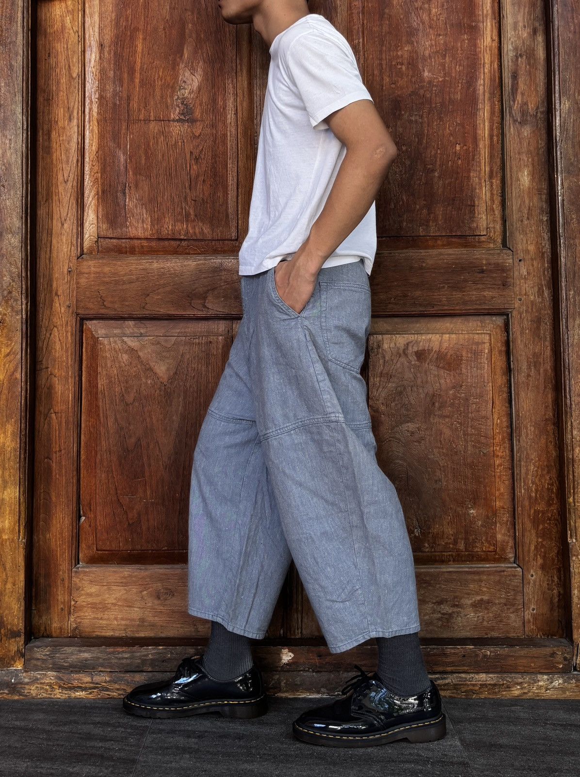 Issey Miyake FREE TAX! Ne Net Cropped Balloon Pants Size US 30 / EU 46 - 10 Thumbnail