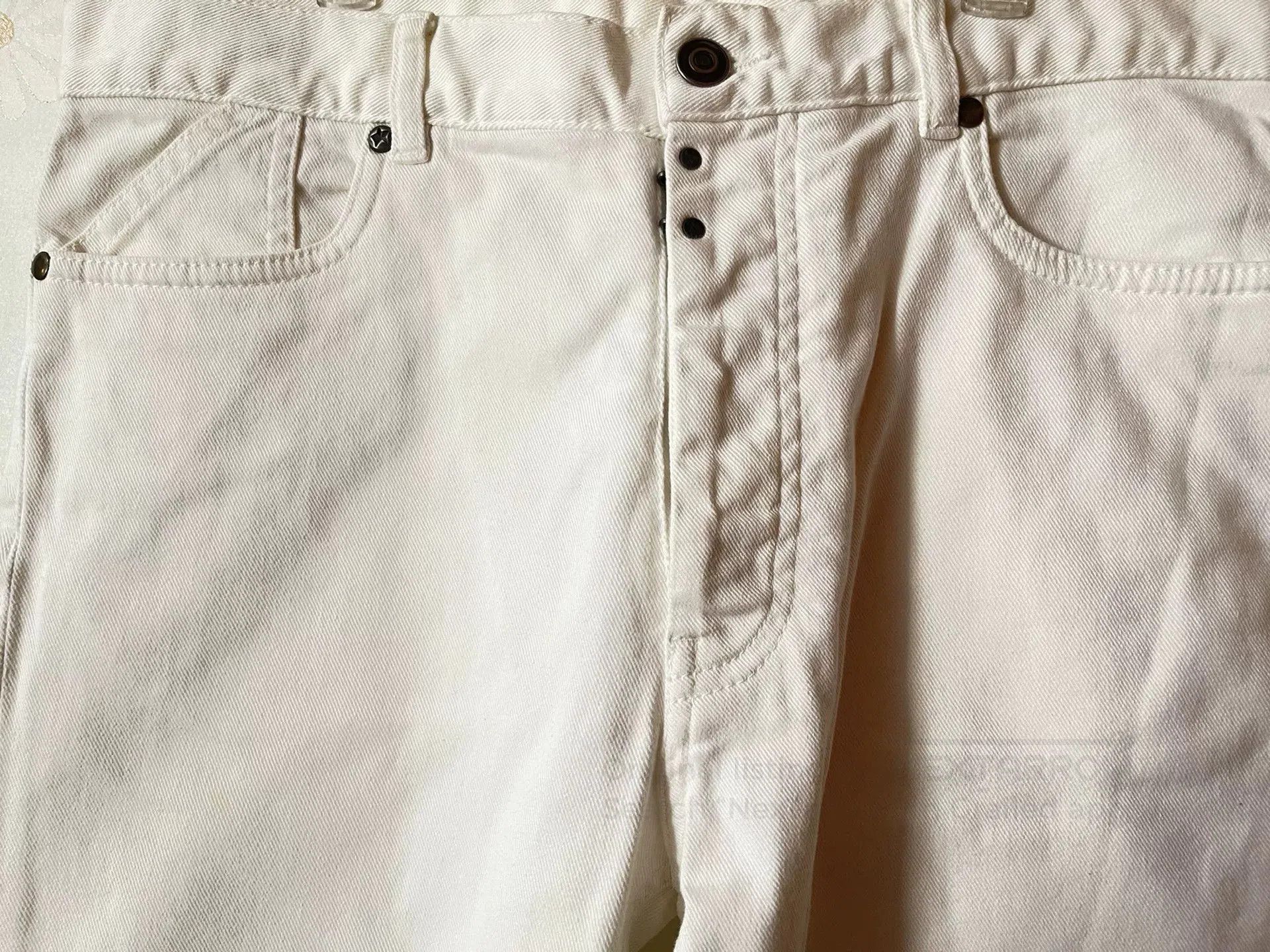 Maison Margiela Maison Margiela White Jeans. Size US 34 / EU 50 - 3 Thumbnail