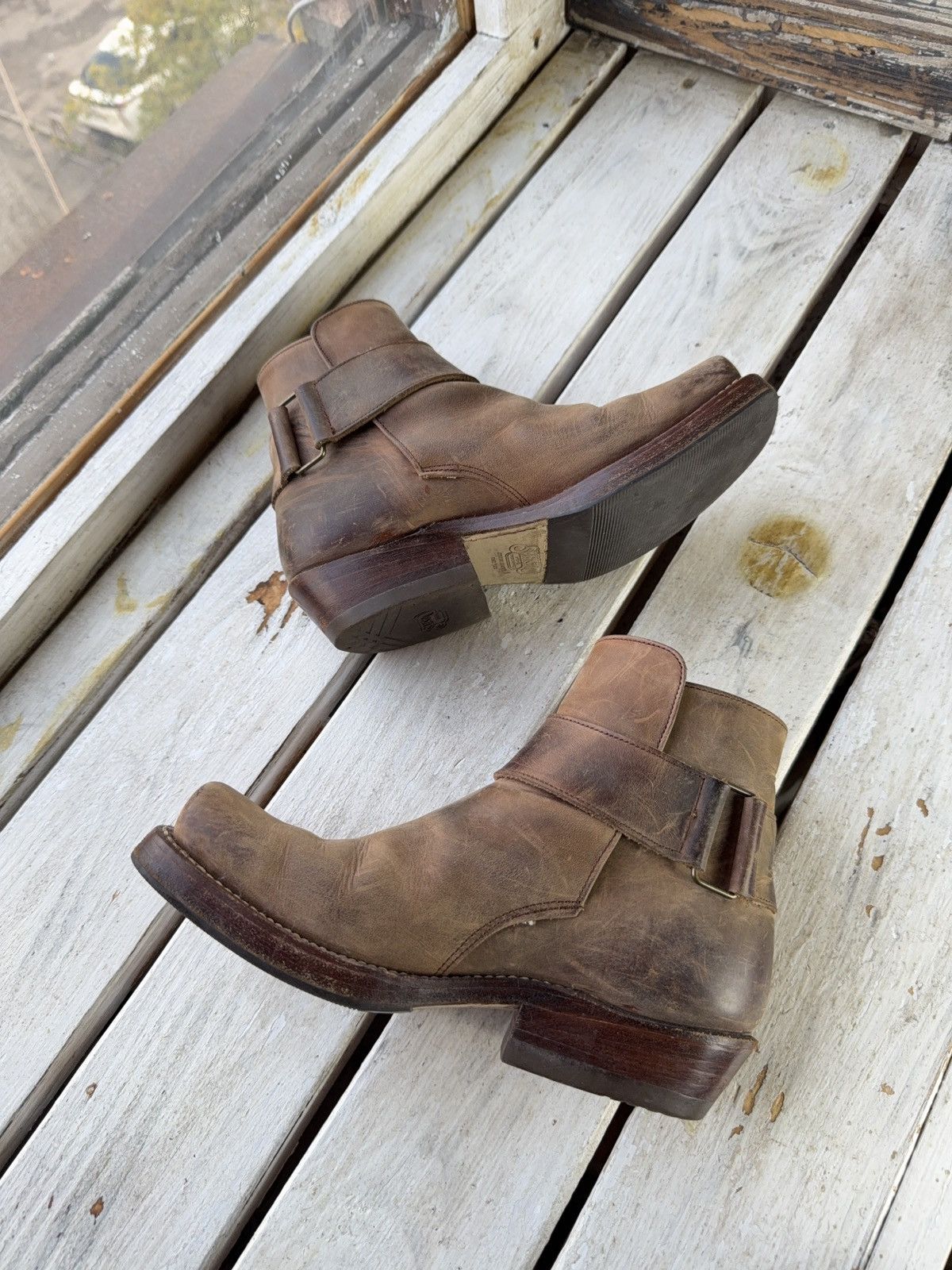 Sancho Boots 90s Sancho Goodyear Welt Leather Harness Boots Brown EU 36 Size US 5.5 / IT 35.5 - 2 Thumbnail