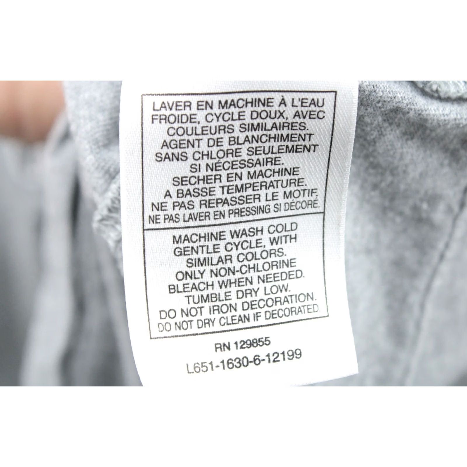 Disney Walt Disney World Mickey Mouse T-Shirt XL Gray Long Sleeve Cotton Vacation Unisex Adults Regular Crew Neck Size US XL / EU 56 / 4 - 6 Thumbnail