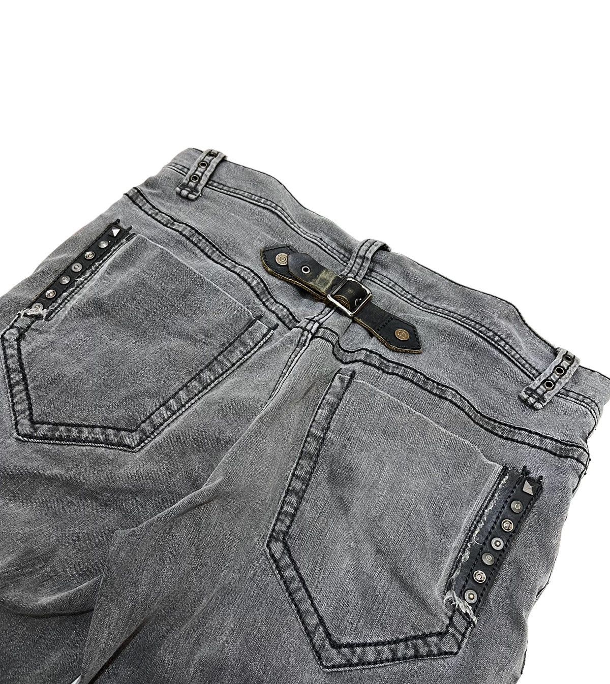 If Six Was Nine × Japanese Brand × Le Grande Bleu (L.G.B.) Blackpia - japanese flared laces up denim pants Size US 31 - 7 Thumbnail