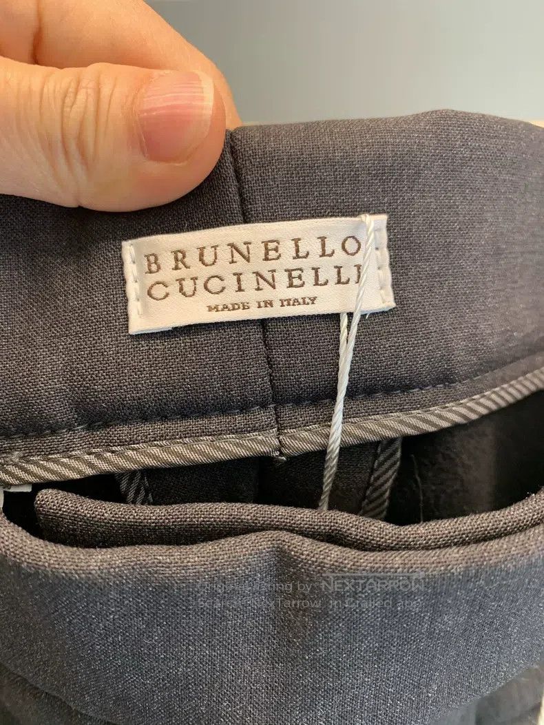 Brunello Cucinelli Brunello Cucinelli Black Trousers Size 26" / US 2 / IT 38 - 4 Thumbnail