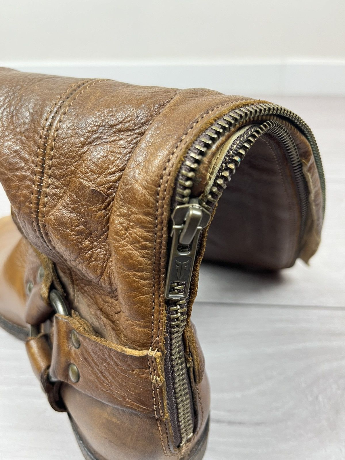 Frye Frye USA Melissa Brown Leather High Womens Boots Size US 7 / IT 37 - 17 Thumbnail