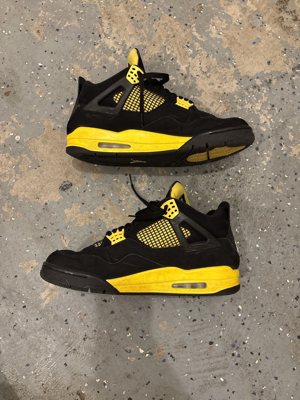 Jordan Brand Yellow Thunder 4s Size US 12 / EU 45 - 2 Thumbnail