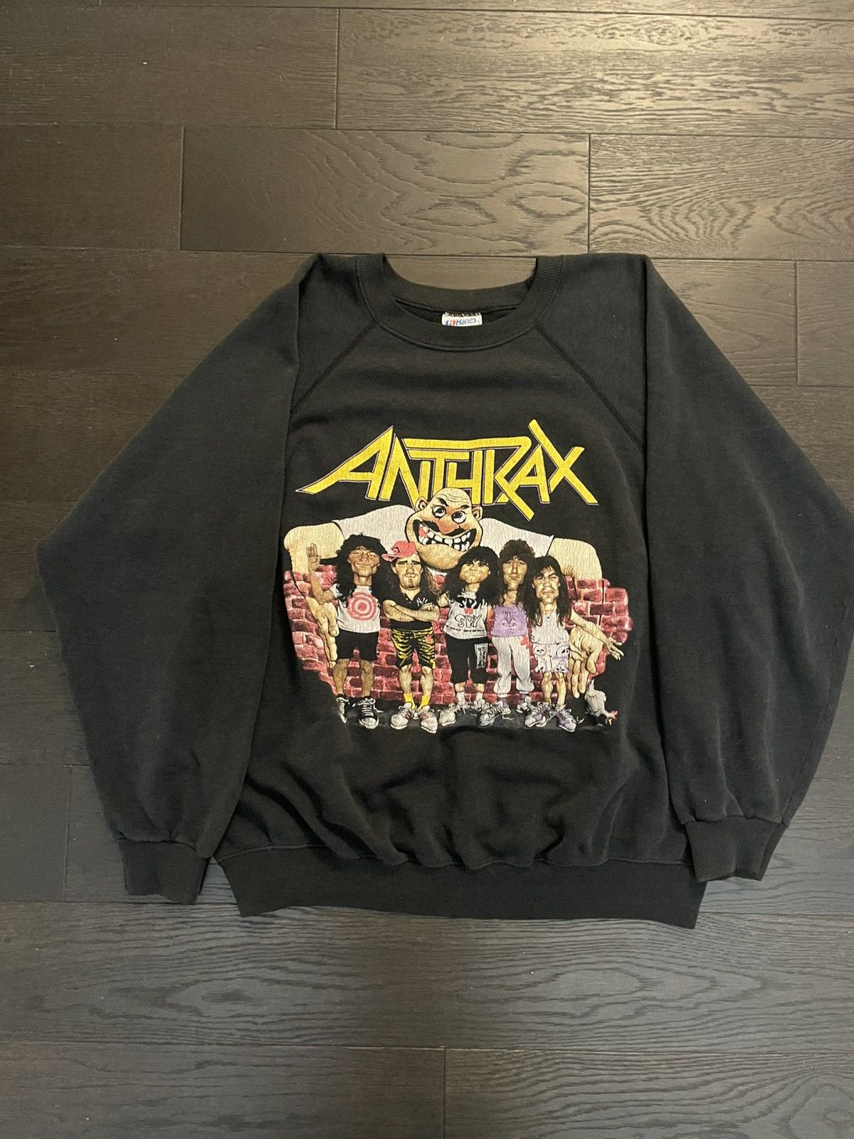 Band Tees 1988 Anthrax State of Euphoria Crewneck Size US M / EU 48-50 / 2 - 1 Thumbnail