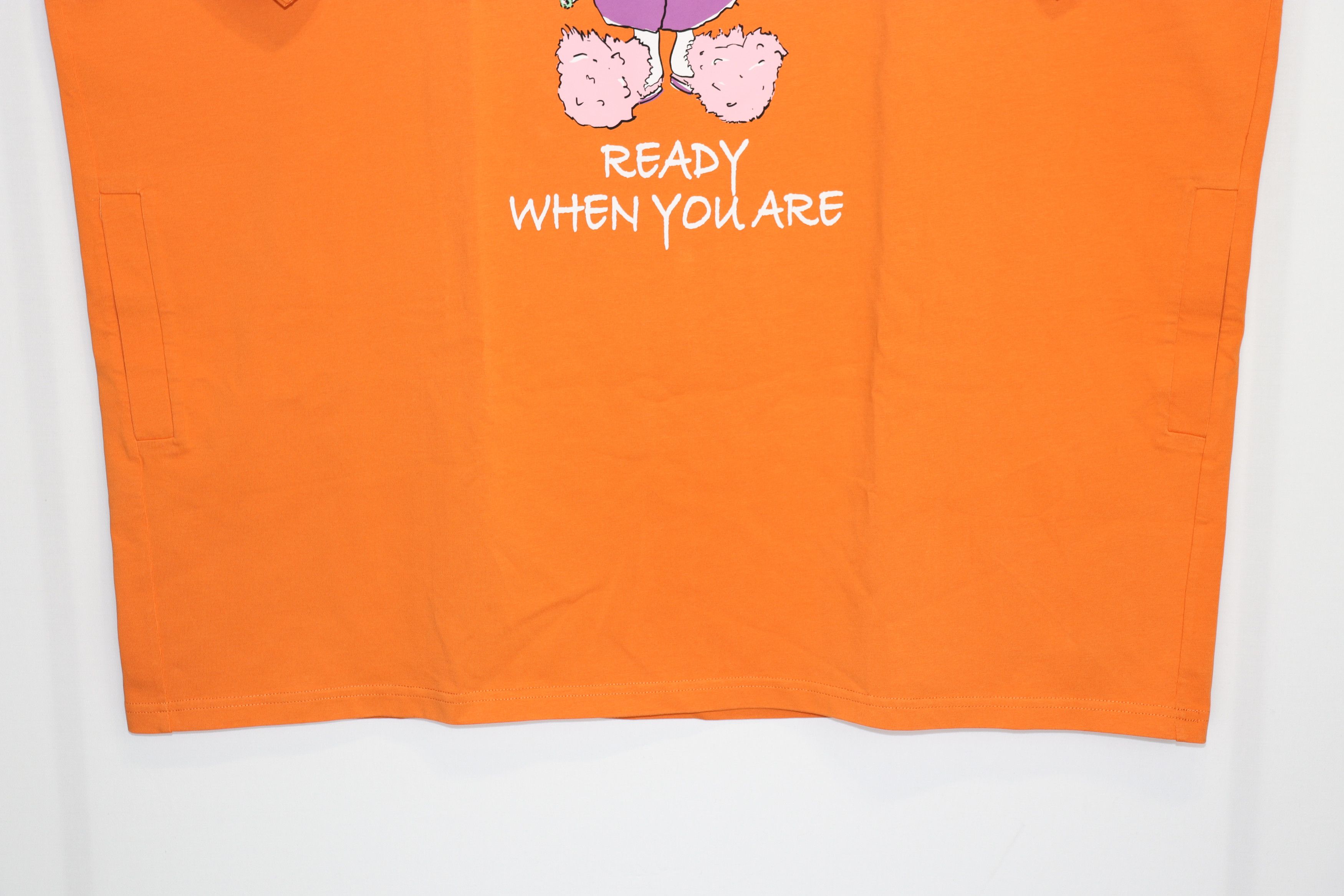 Martine Rose o1rshd1 Ready When you Are Bunny T-Shirt in Orange Size US XS / EU 42 / 0 - 4 Thumbnail