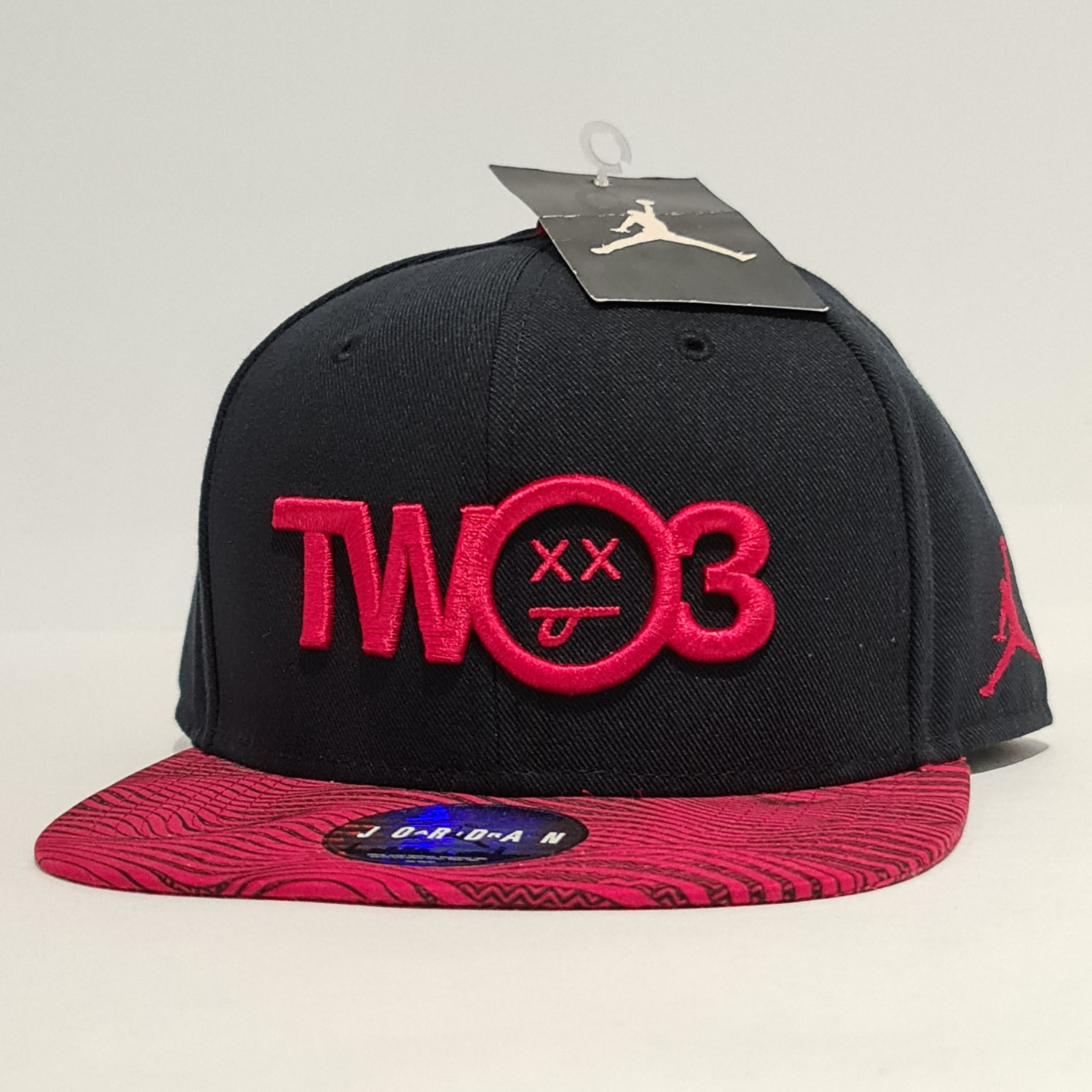 Jordan Brand Jordan Cap Snapback 'TWO3 Flu Game' Black/Red Size ONE SIZE - 1 Thumbnail