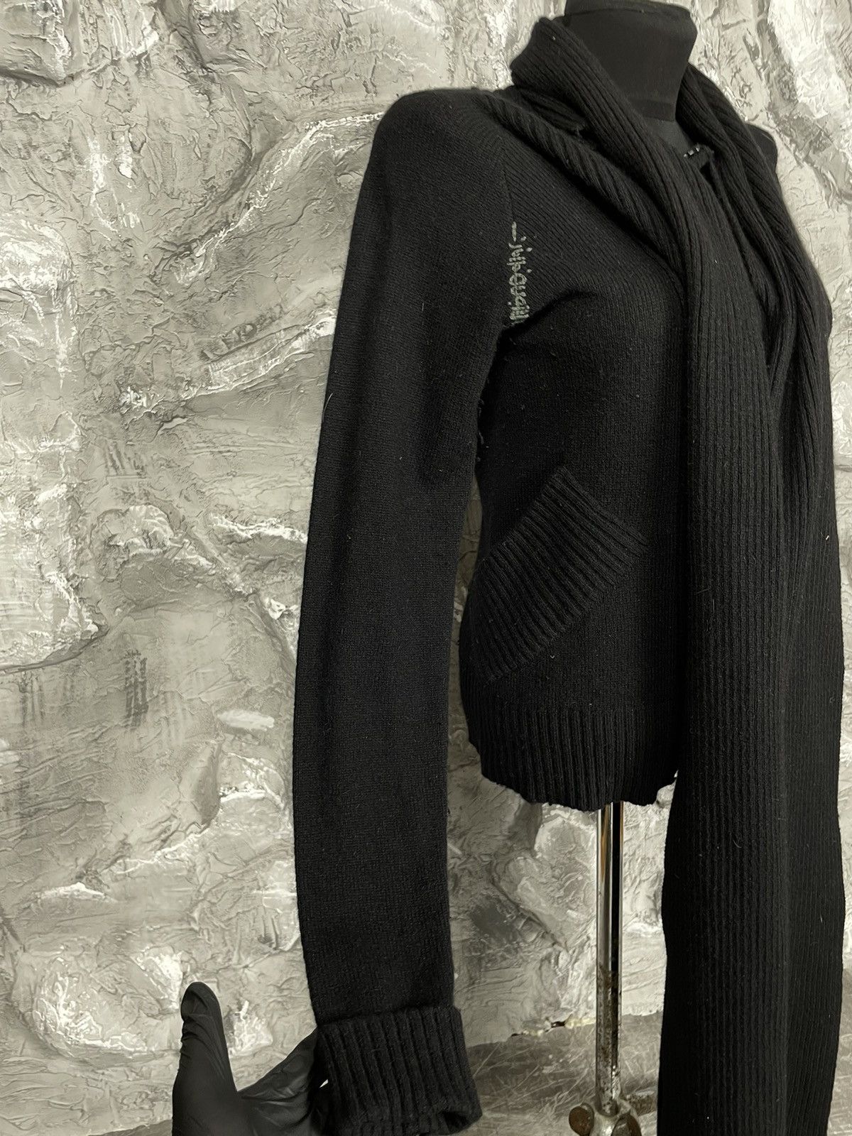 Japanese Brand Y2K Million Dollar Vintage Knit Zip Sweater Scarf Hoodie Size US S / EU 44-46 / 1 - 10 Thumbnail