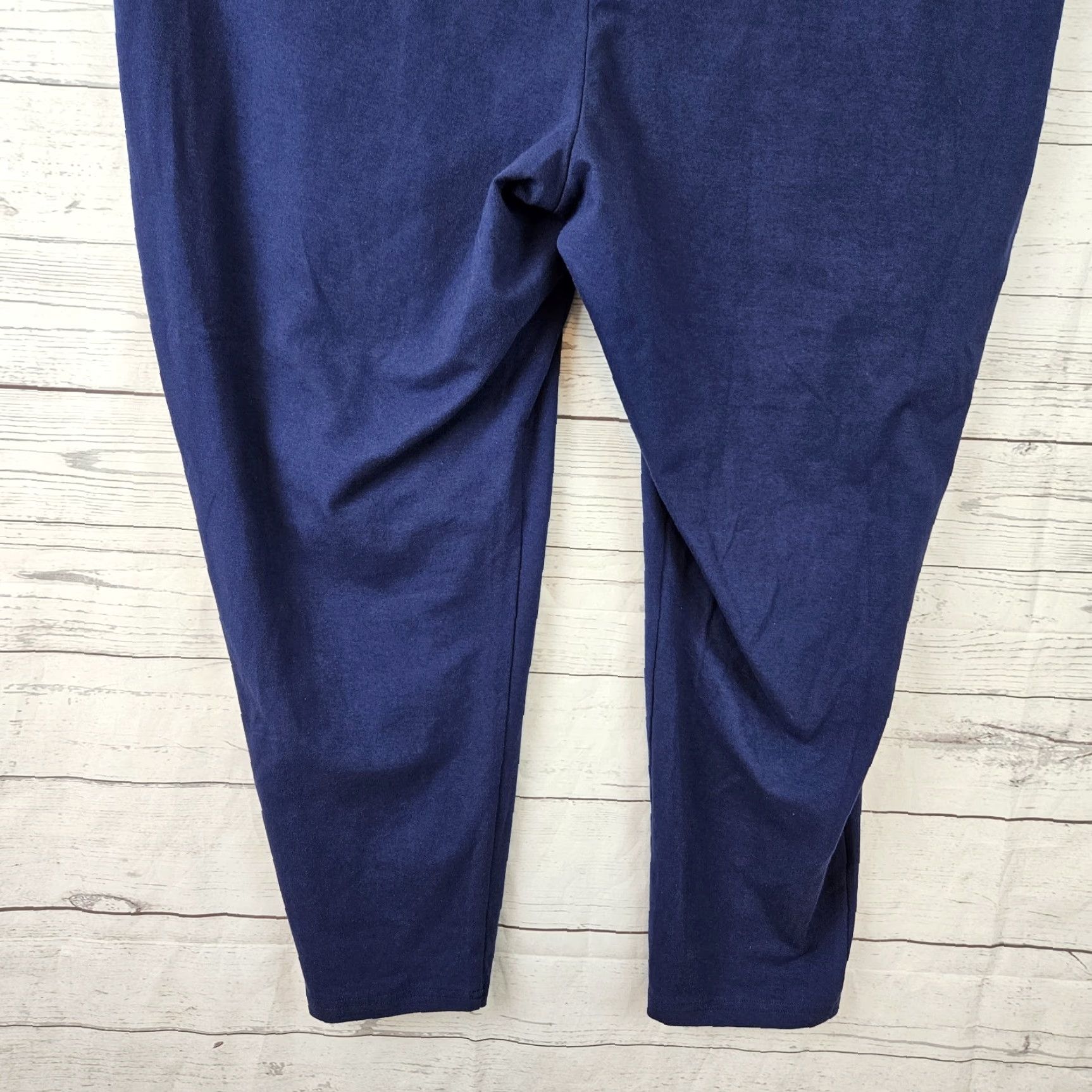 Torrid Torrid Leggings Womens Size 5 Cropped High Rise Blue Cotton Spandex Plus 25in Inseam 23in Waist Size 40" / US 18 - 5 Thumbnail