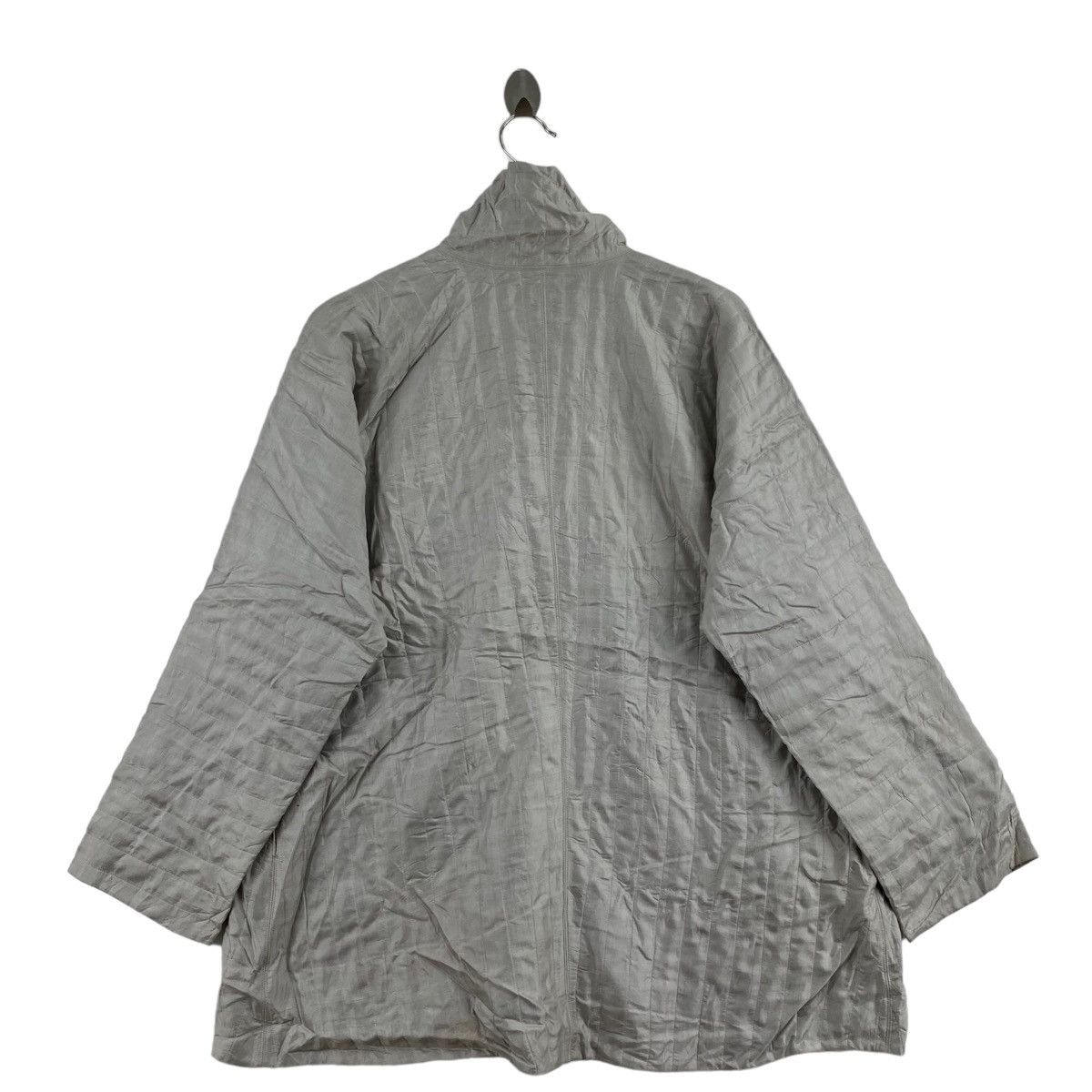 Japanese Brand JURGEN LEHL Japanese Brand Silver Quilted Coat Jacket Size US M / EU 48-50 / 2 - 3 Thumbnail