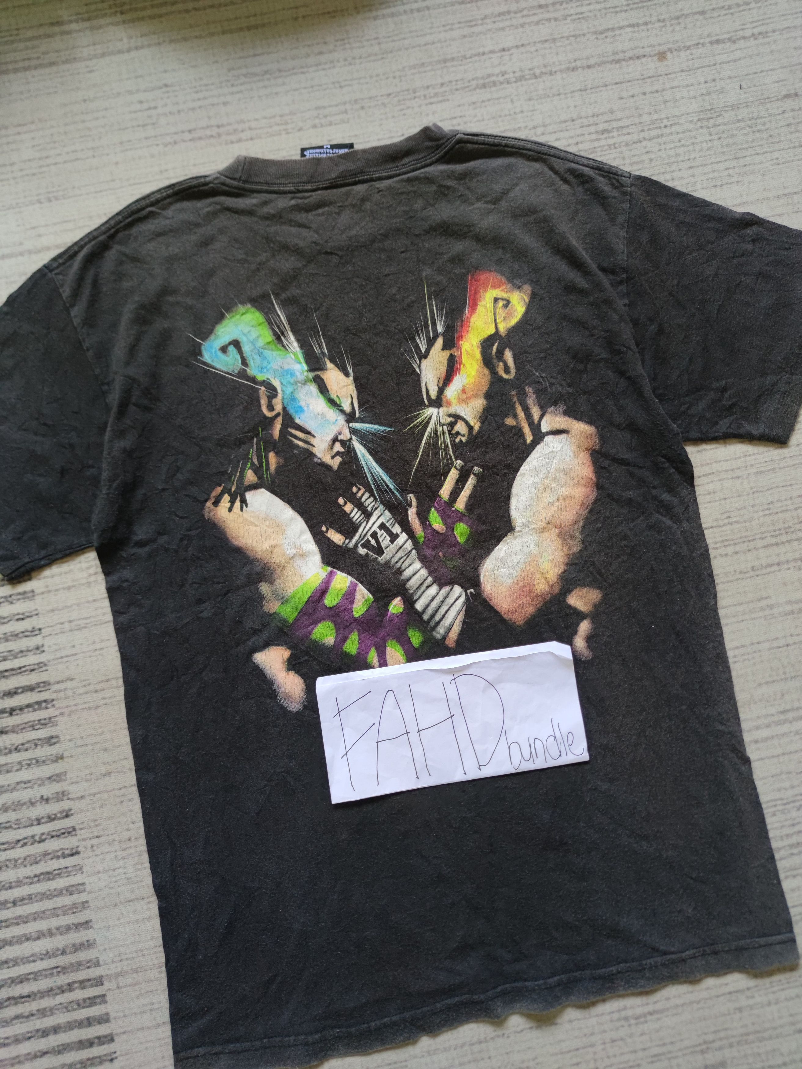 WWE Vintage 2007 WWE Hardy Boyz T Shirt Size US M / EU 48-50 / 2 - 2 Thumbnail