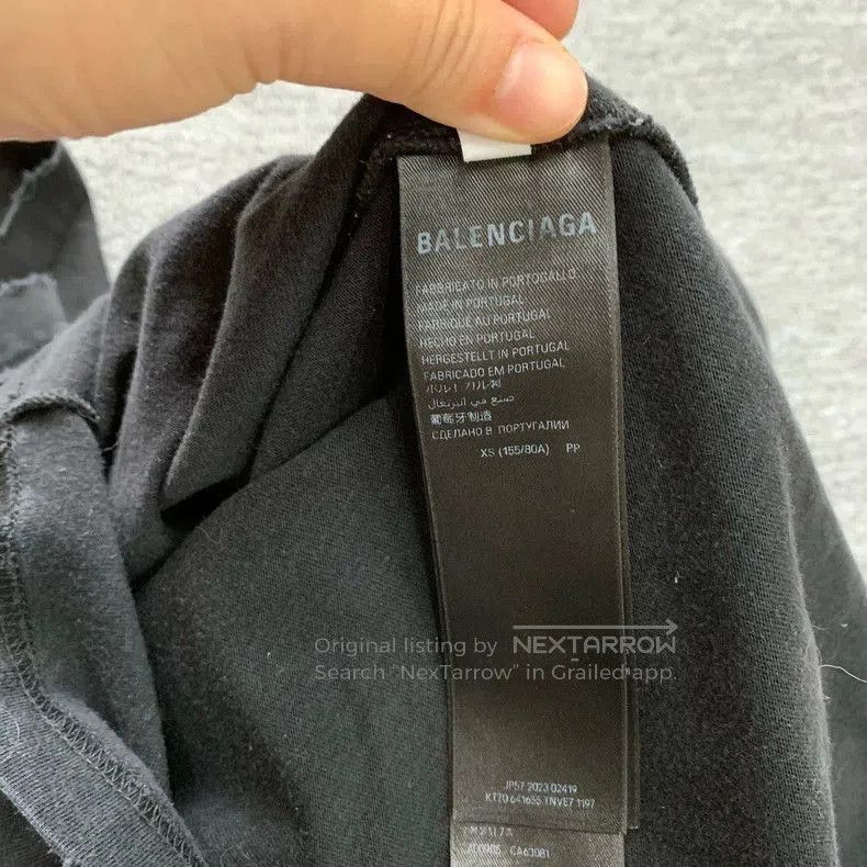 Balenciaga Balenciaga Black Graffiti Wave Tee. Size US XS / EU 42 / 0 - 4 Thumbnail