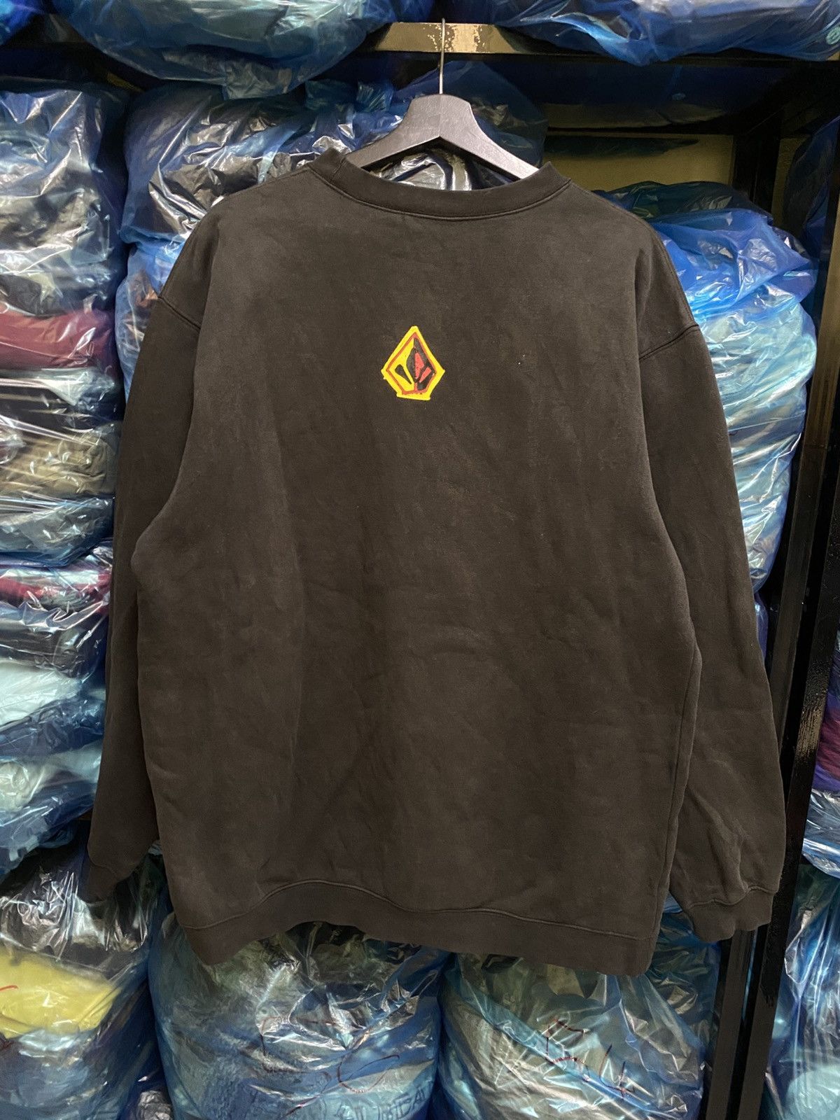 Volcom Volcom Stone Vintage Sweatshirt USA Made 90s Black Pullover Size US L / EU 52-54 / 3 - 6 Thumbnail