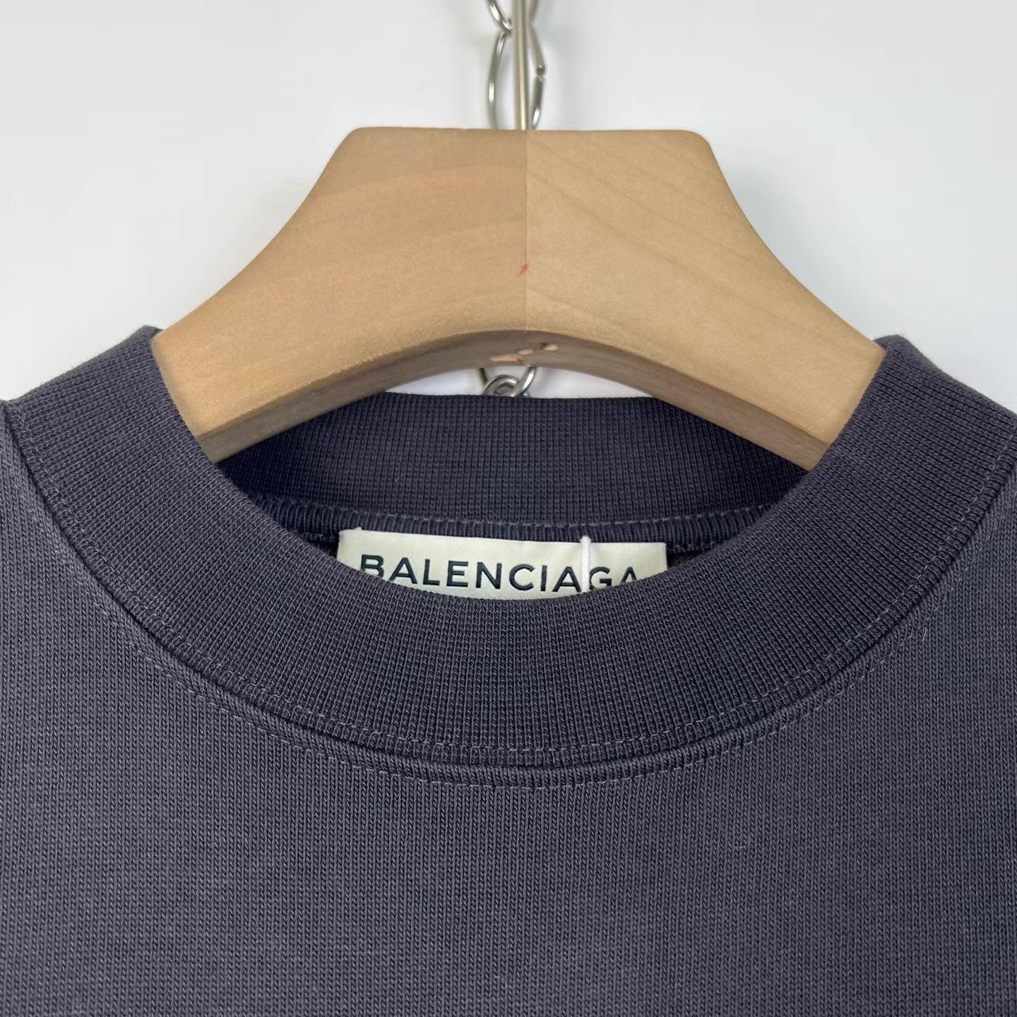 Balenciaga Balenciaga Black High-Low Irregular Short Sleeve K12 Size US S / EU 44-46 / 1 - 4 Thumbnail