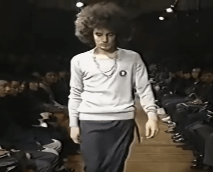Number (N)ine 01AW School of Visual Comedy Sweater