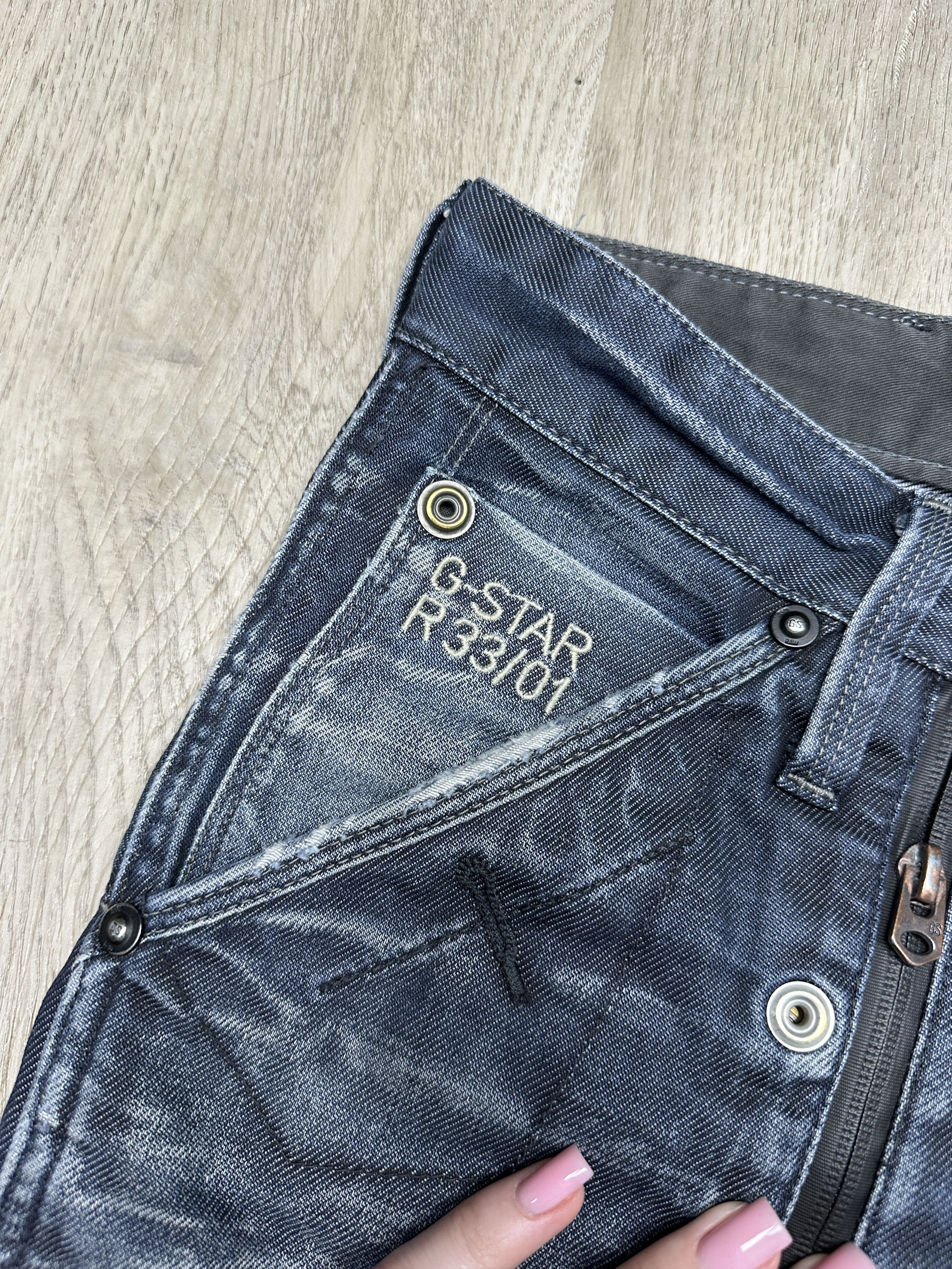G-Star G Star Raw Scuba 5620 Loose Denim Double Knee Pants Jeans Size US 33 - 3 Thumbnail