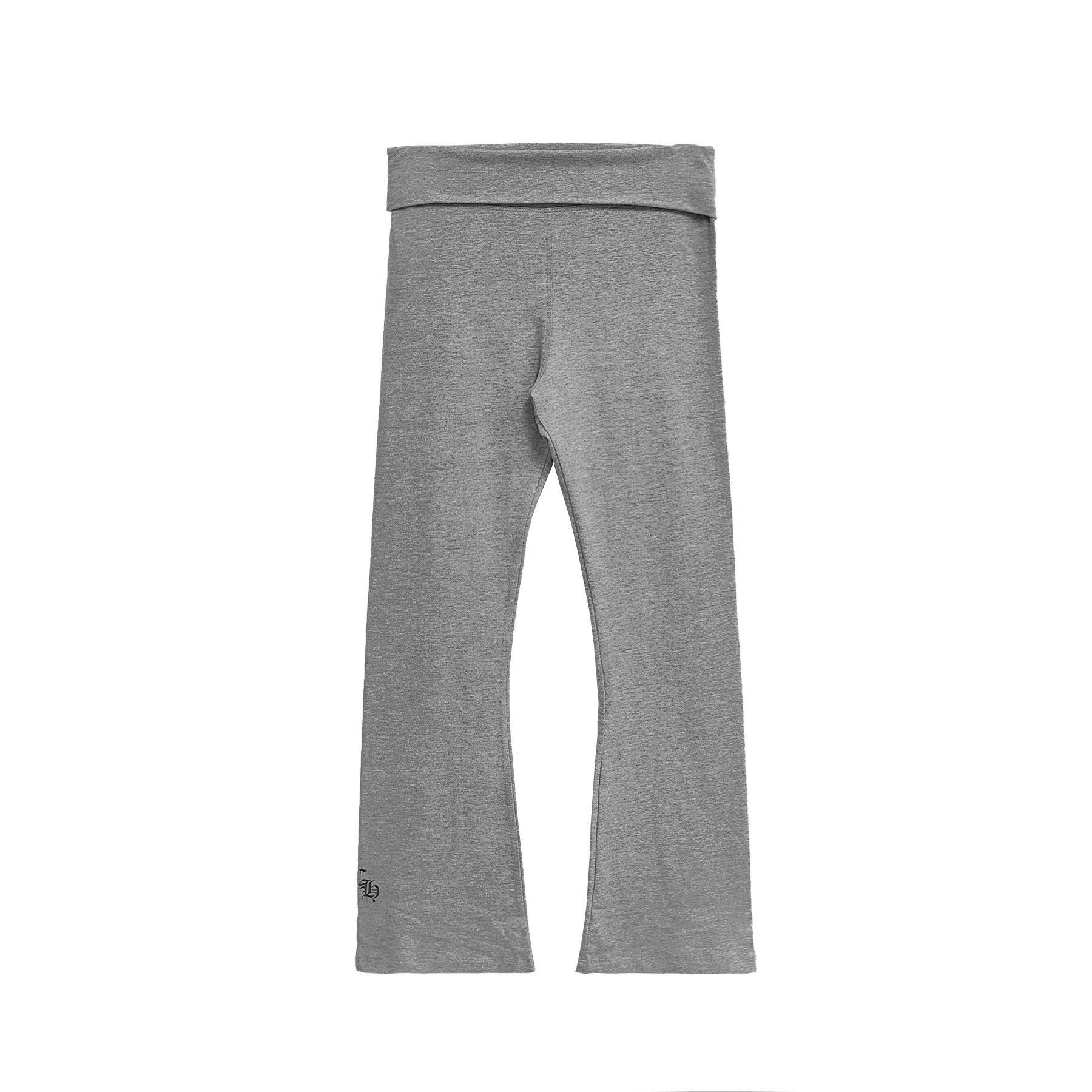 Chrome Hearts Chrome Hearts Grey Bell-Bottom Yoga Pants Size 28" / US 6 / IT 42 - 1 Thumbnail
