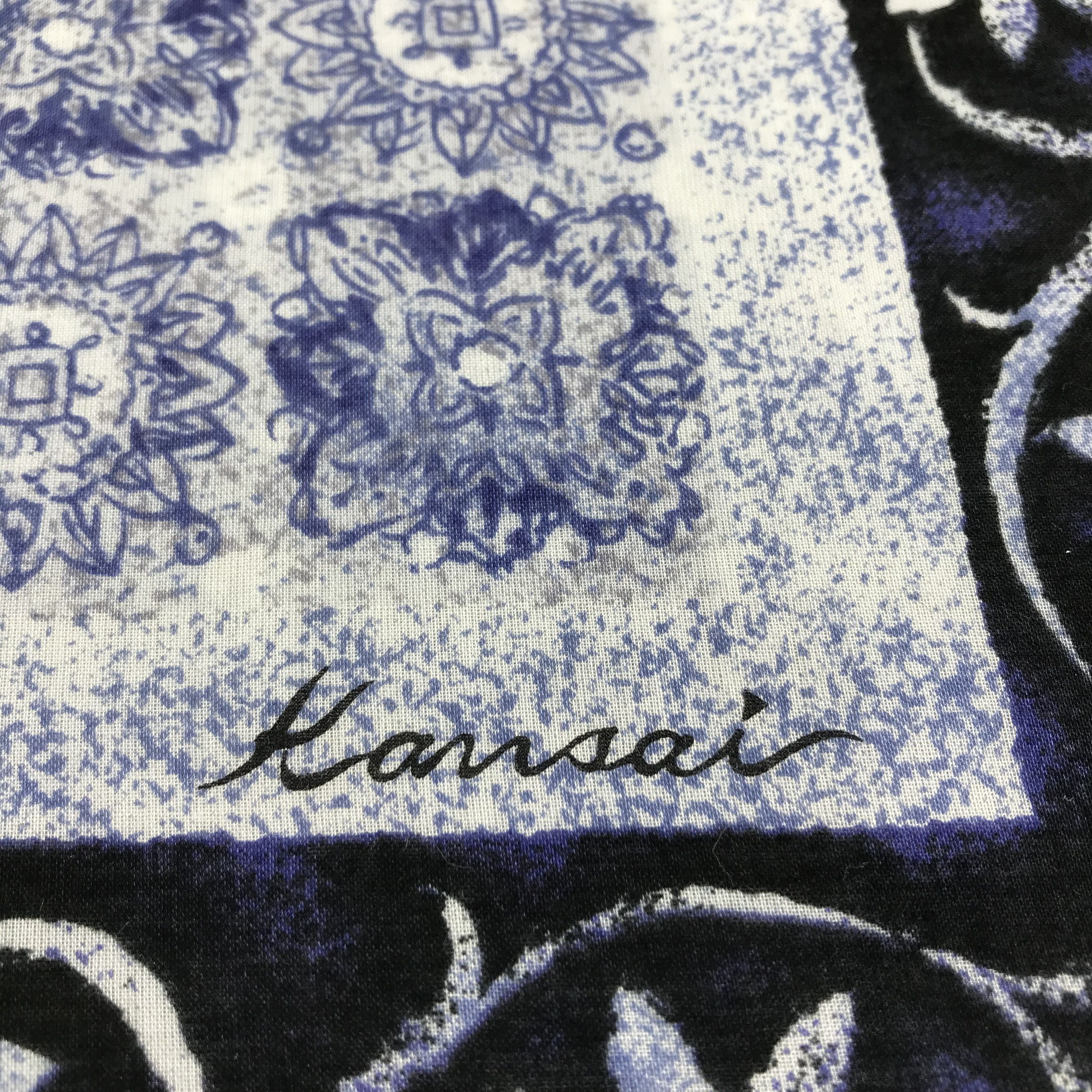 Kansai Yamamoto Kansai Floral Art Handkerchief Neckerchief Bandana H65 Size ONE SIZE - 4 Thumbnail