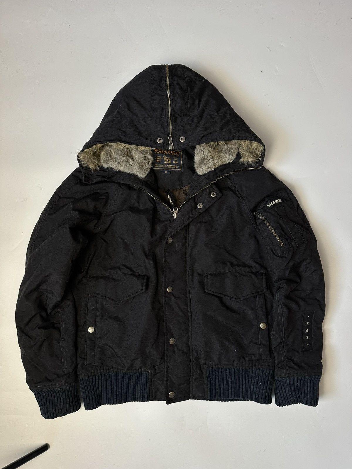 Woolrich Woolen Mills Rare Woolrich John Rich & Bros.Faux Fur Winter Bobmer Jacket Size US M / EU 48-50 / 2 - 7 Thumbnail