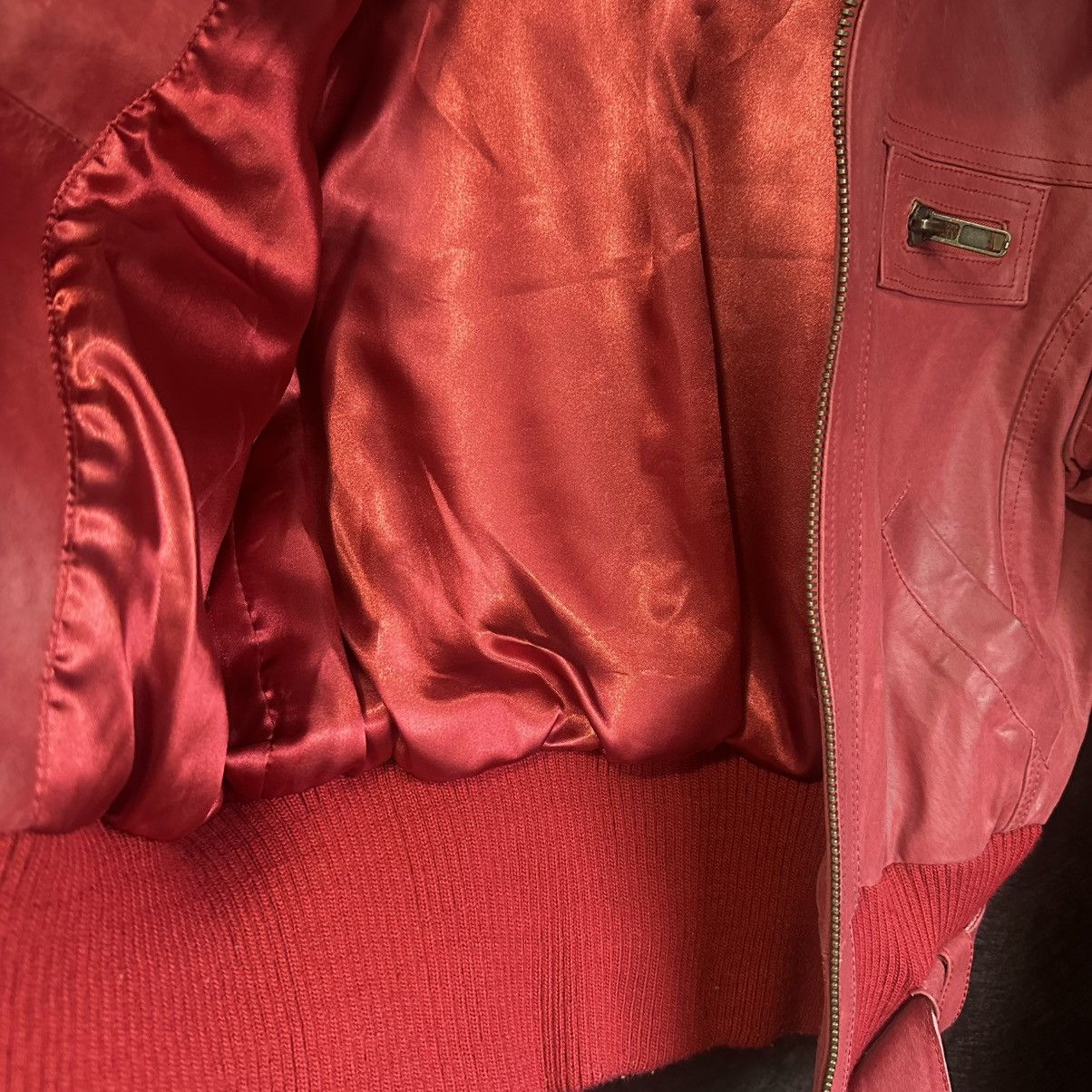 Other Red Leather Jacket Avant Garde Size XS / US 0-2 / IT 36-38 - 11 Thumbnail