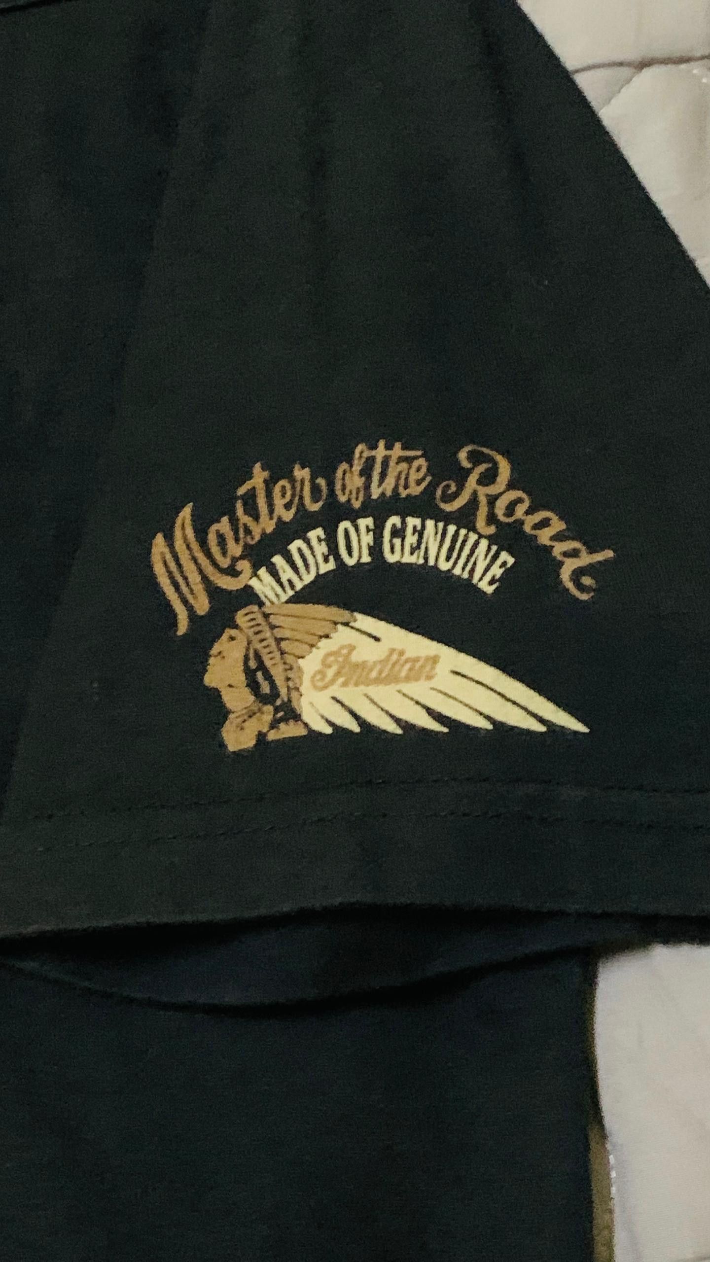 Indian Motorcycle × Native × Vintage Indian Motocycle Rare Embroidered Polo T-shirt Size US XL / EU 56 / 4 - 7 Thumbnail