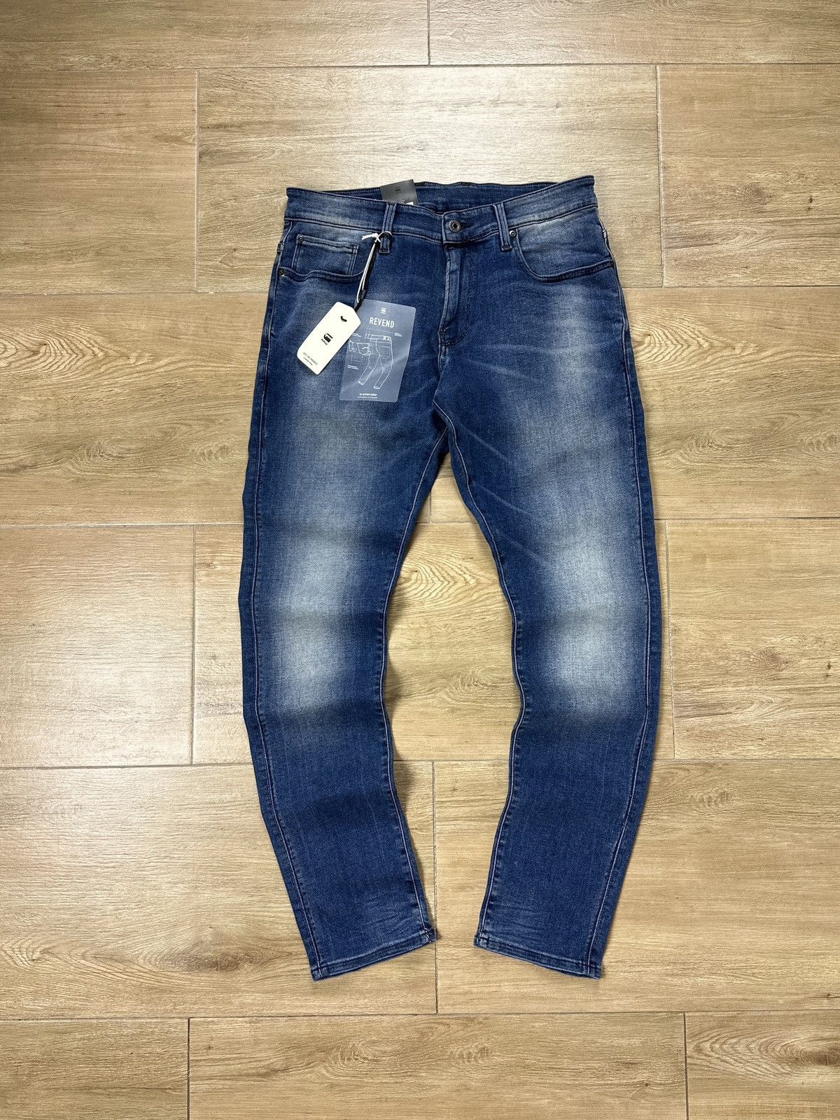 G-Star NEW🏷️ G-Star Raw Revend Super Slim Denim Jeans Size US 33 - 1 Thumbnail