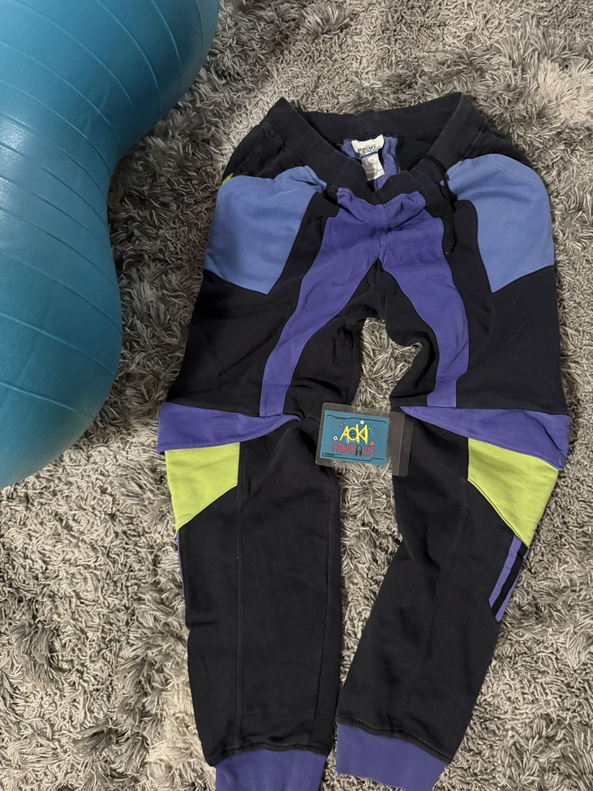 Adidas × Jeremy Scott JEREMY SCOTT ADIDAS X STEVE AOKI SWEATPANTS SAMPLE in MEDIUM Size US 32 / EU 48 - 1 Thumbnail