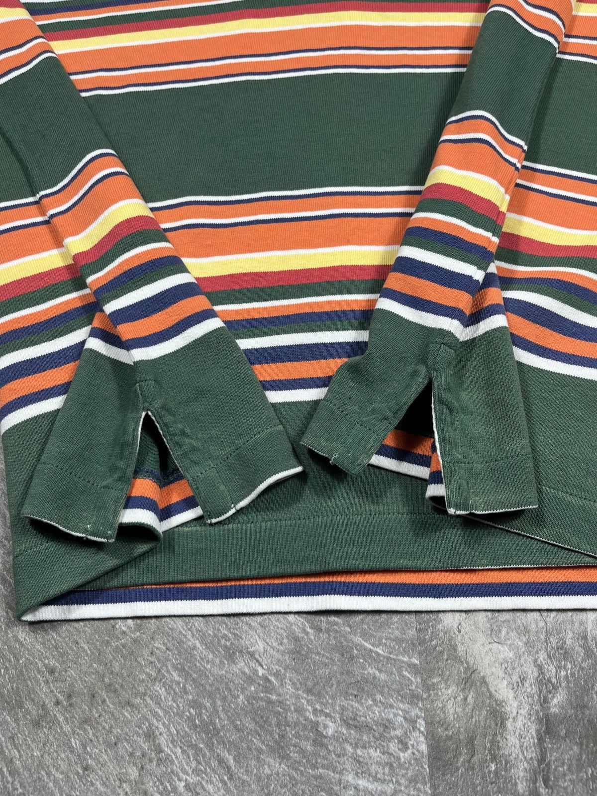Polo Ralph Lauren Polo Ralph Lauren Multi-Color Striped Long Sleeve Rugby XXXL Size US XXL / EU 58 / 5 - 10 Thumbnail