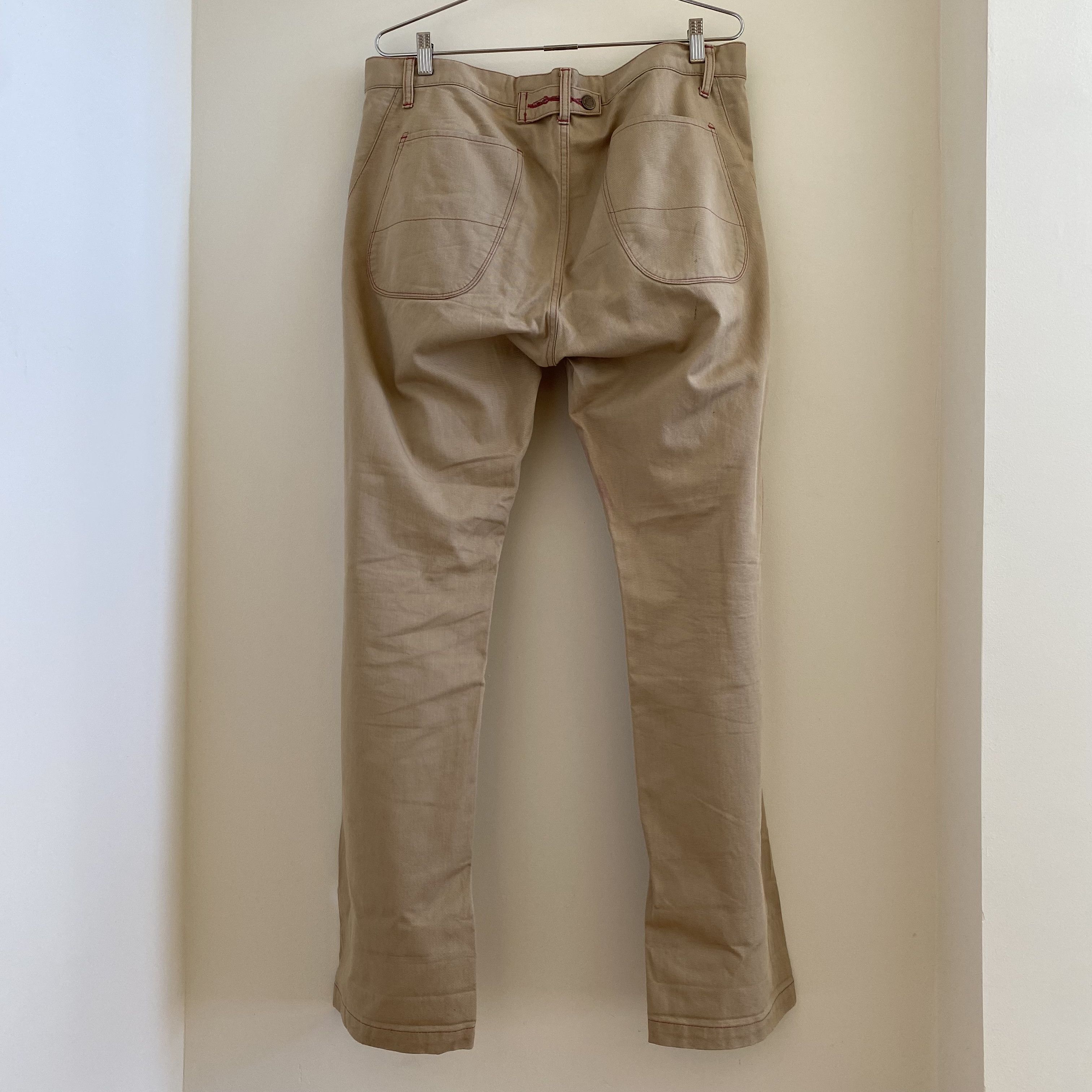Comme des Garcons Comme des Garcons 2008 Contrast Stitch Work Pant Size US 34 / EU 50 - 2 Thumbnail