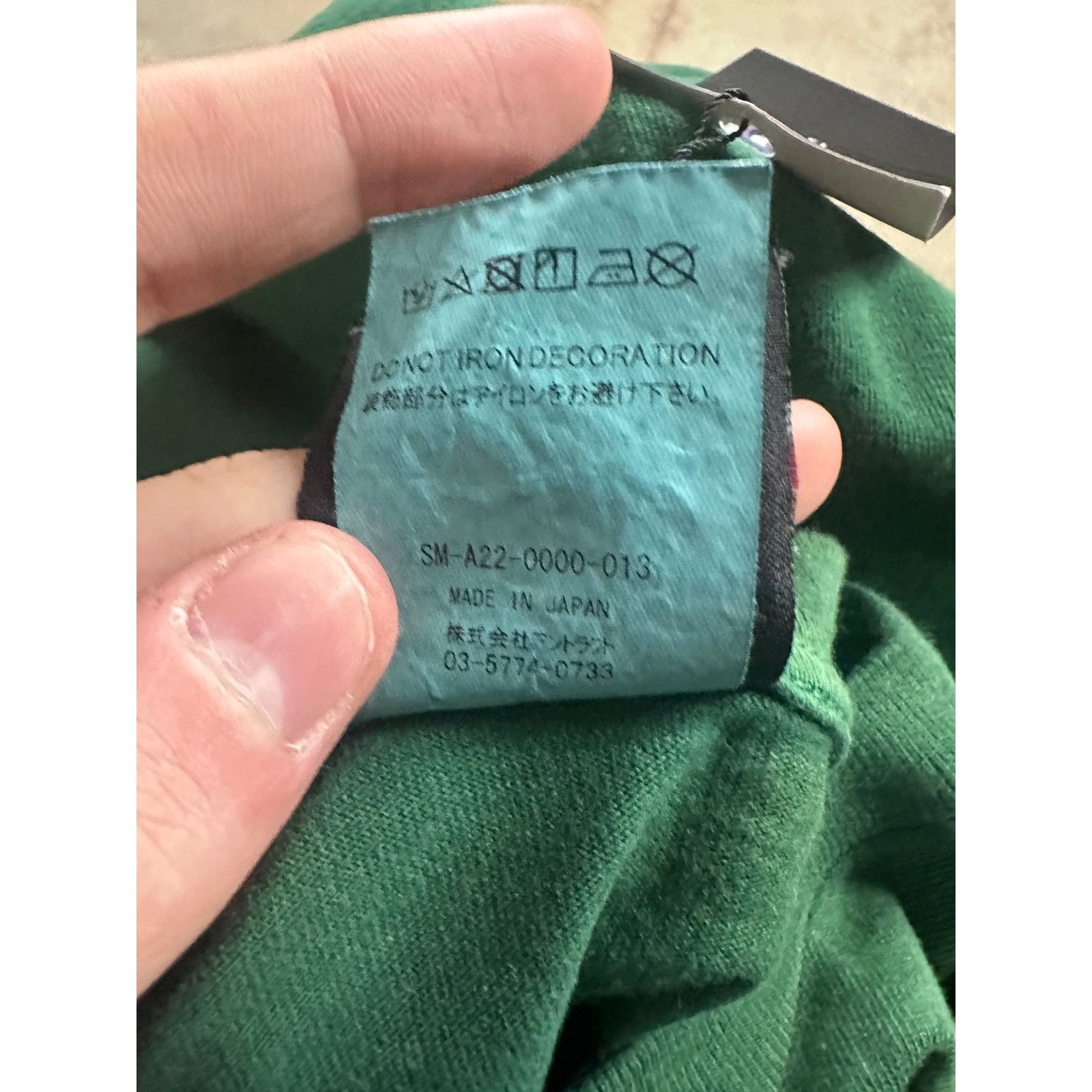 Saint Michael Saint Mxxxxxx L/S Tee Green Creation Gift Large Used Size US L / EU 52-54 / 3 - 5 Thumbnail