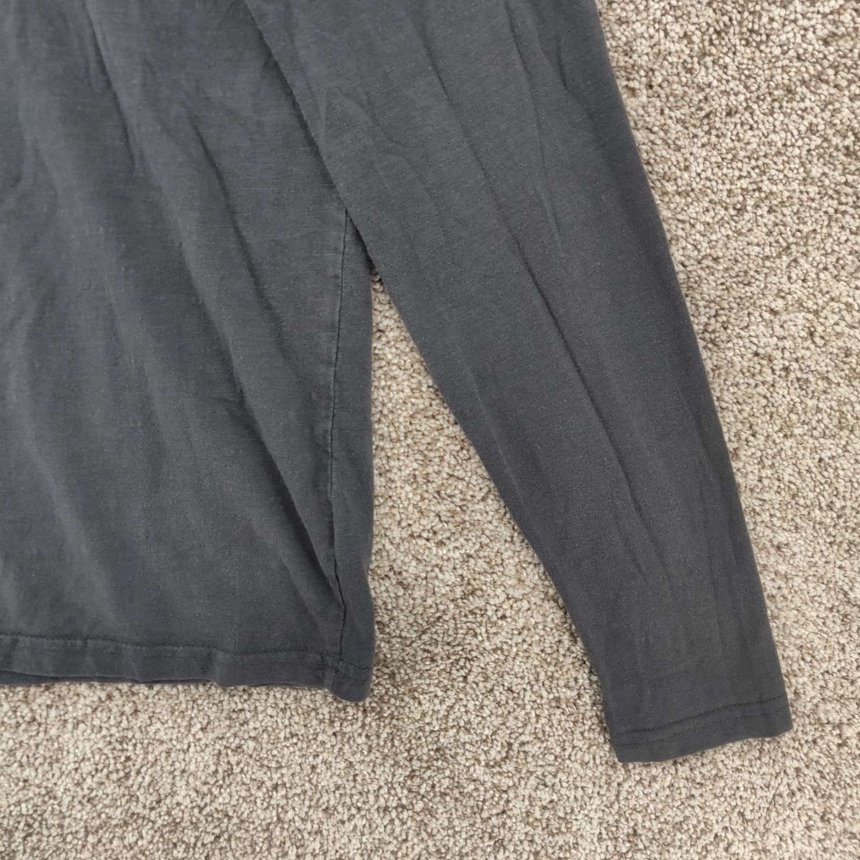 BKE BKE Hoodie Shirt Mens M Grey Athletic Fit Henley Long Sleeve Pocket Size US M / EU 48-50 / 2 - 4 Thumbnail