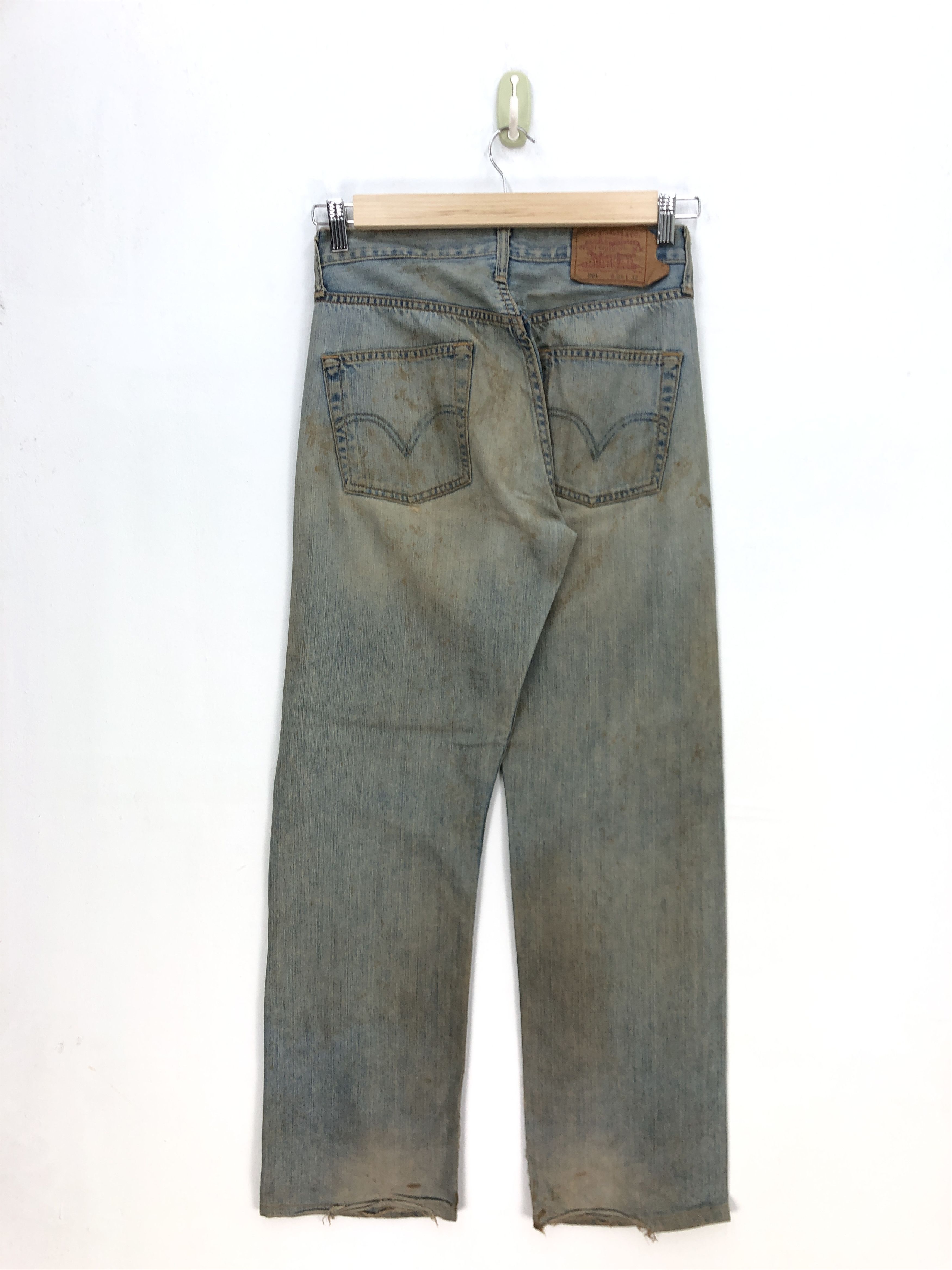 Levi's Vintage Levis 501 Dirty Jeans Levi's Mud Wash Rusty Denim Size 28" / US 6 / IT 42 - 2 Thumbnail