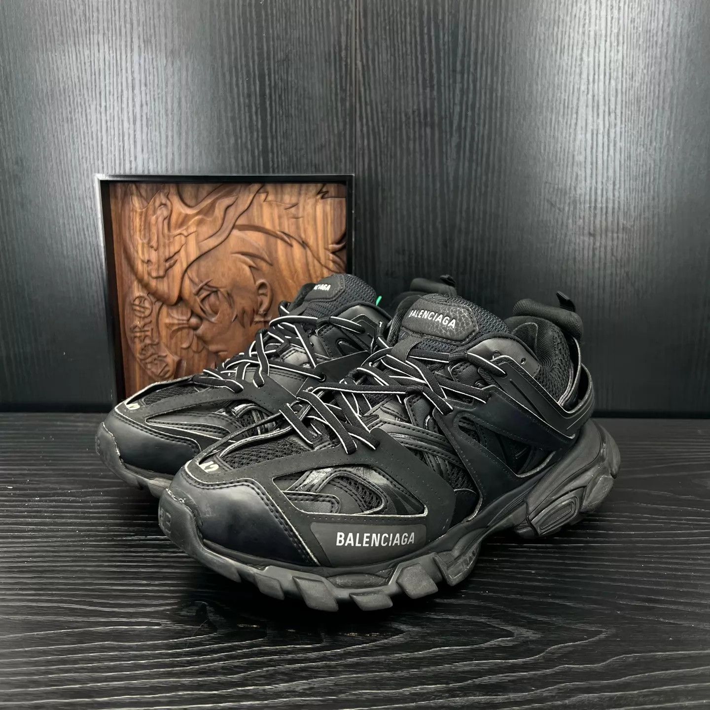 Balenciaga Balenciaga Track LED Sneakers Black SZ 42 No Box | Grailed
