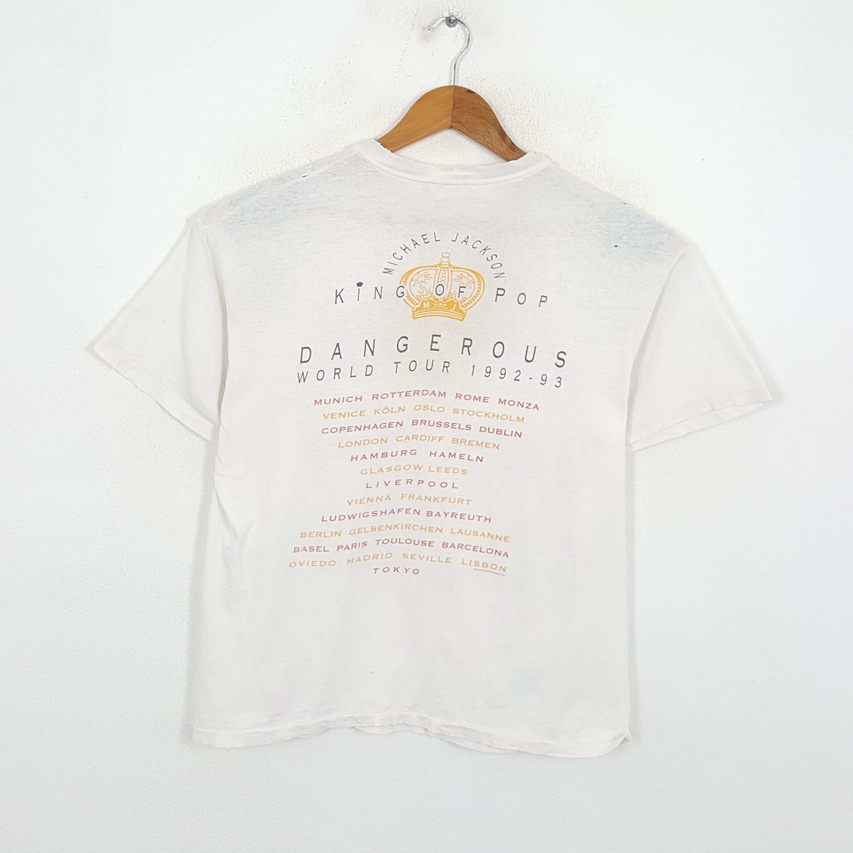 Vintage 90's MICHAEL JACKSON American Pop Singer Distressed