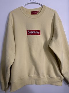 Supreme camo crewneck box logo  Chill outfits, Supreme box logo, Sneakers  fashion