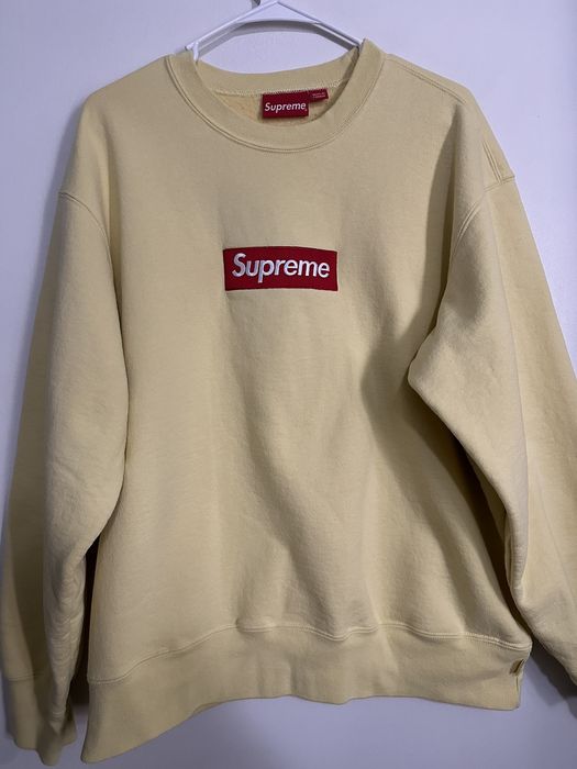 Supreme Box Logo Crewneck 'Black' (FW22) Large