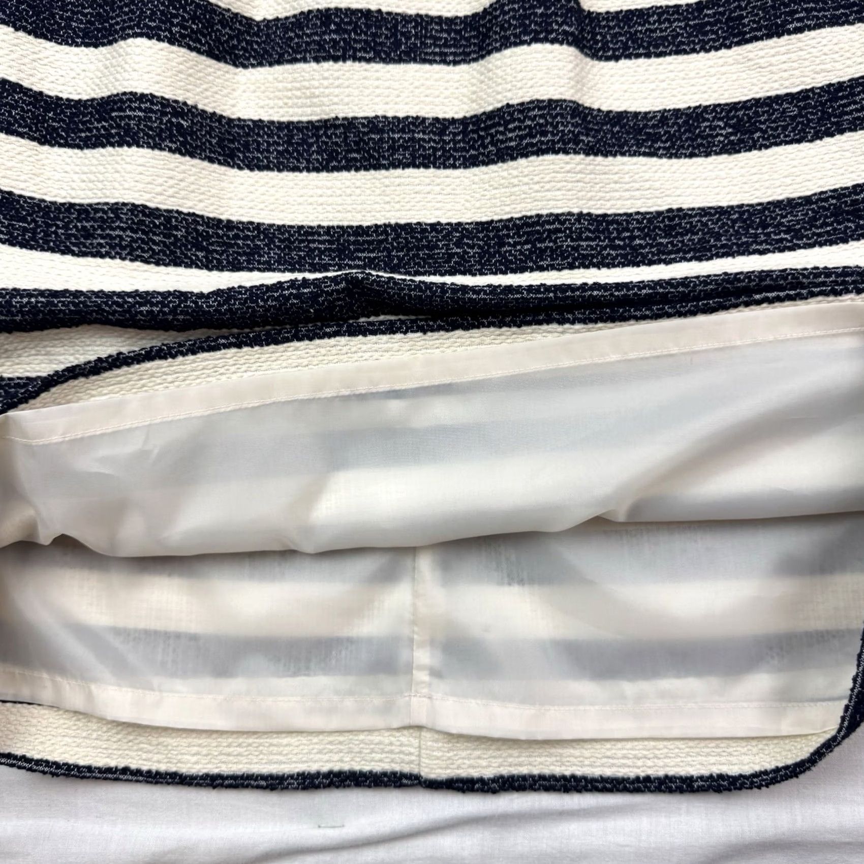 Vintage NWT Crown & Ivy Striped Dress Womens 12 Above Knee Deadstock Target Size XL / US 12-14 / IT 48-50 - 6 Thumbnail