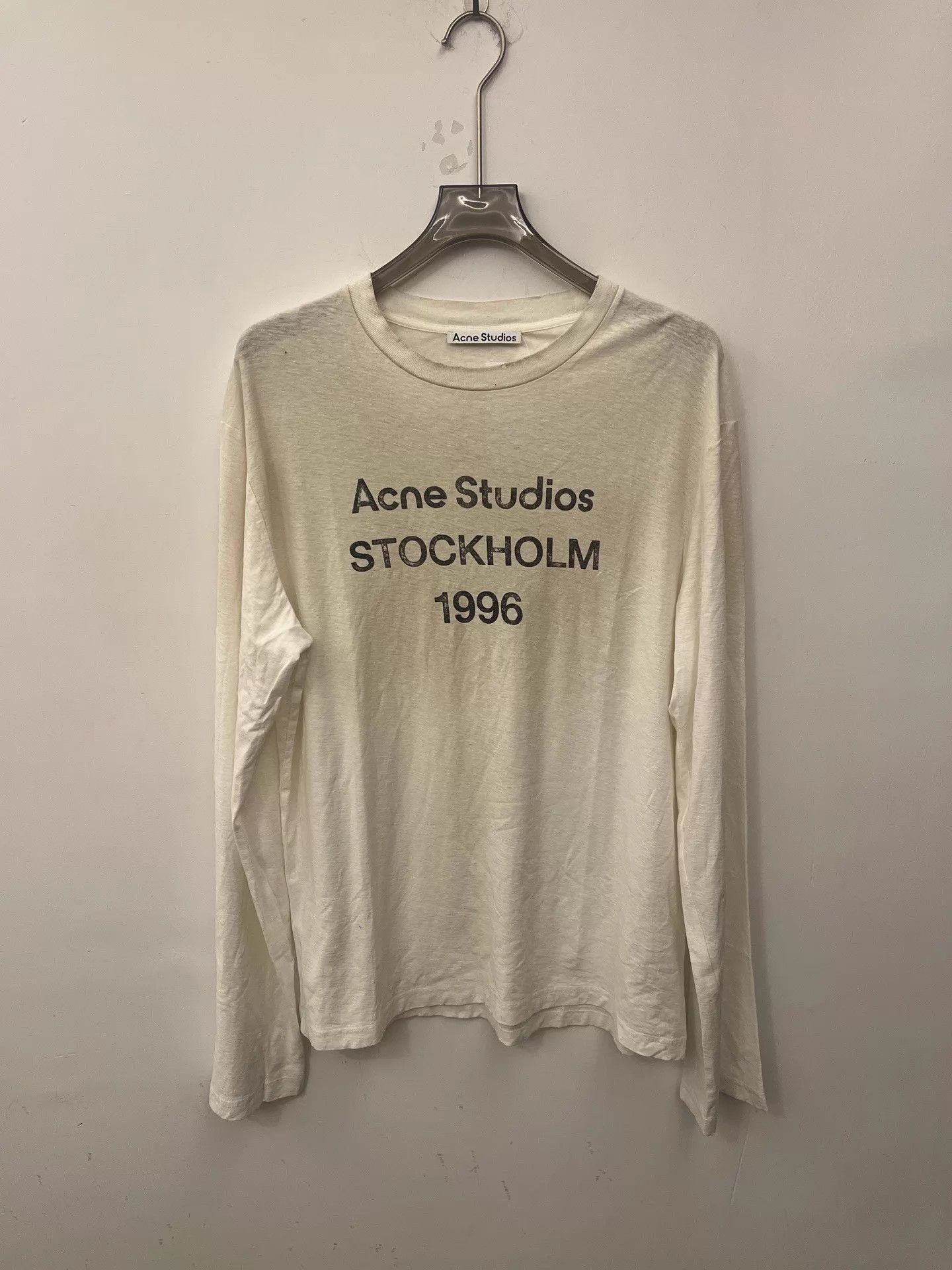 Acne Studios Acne 1996 Logo Crew LS T-Shirt Unisex S New Worn Size US S / EU 44-46 / 1 - 1 Thumbnail