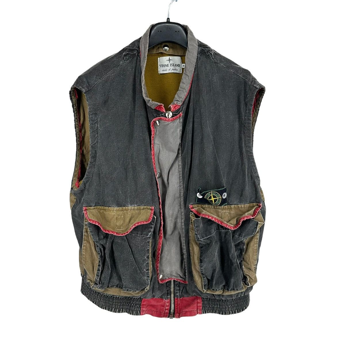 トップス 1983ss STONE  TELA STELLA VEST Stone Island 1983 Tela Stella Vest – TobyTides