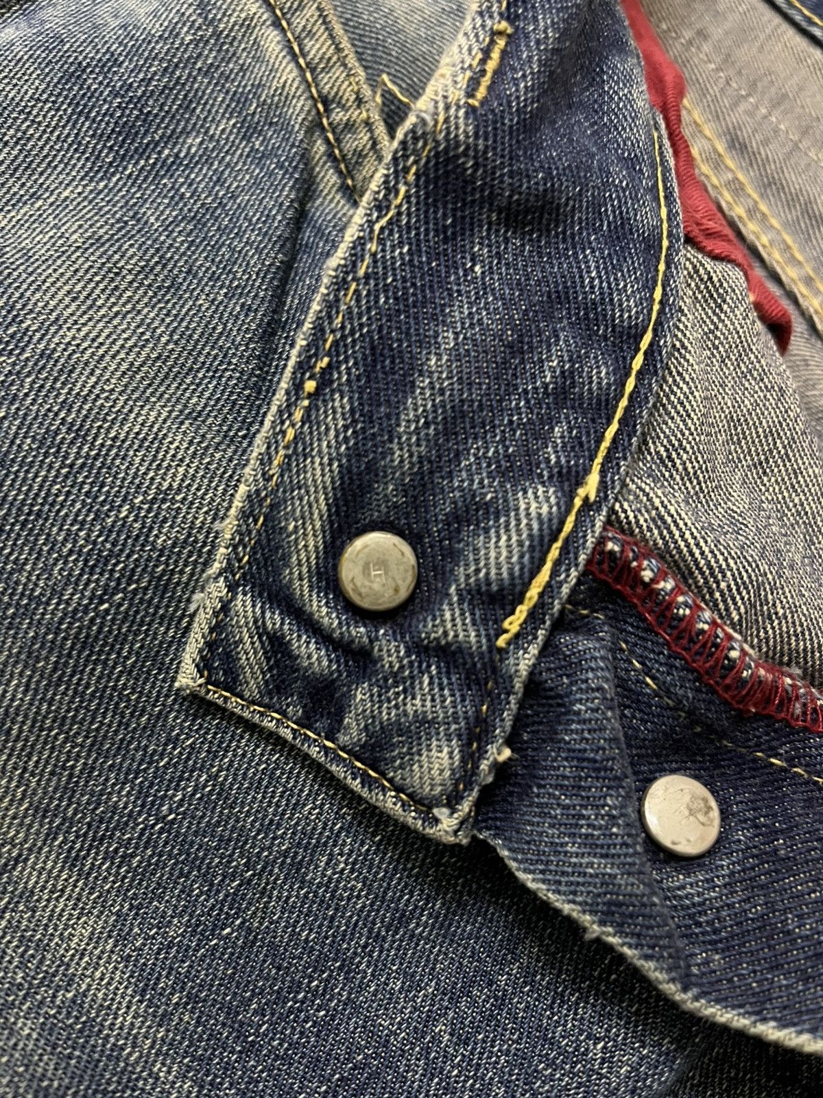 Vintage Vintage HR market redline selvedge distressed denim Size US 32 / EU 48 - 8 Thumbnail
