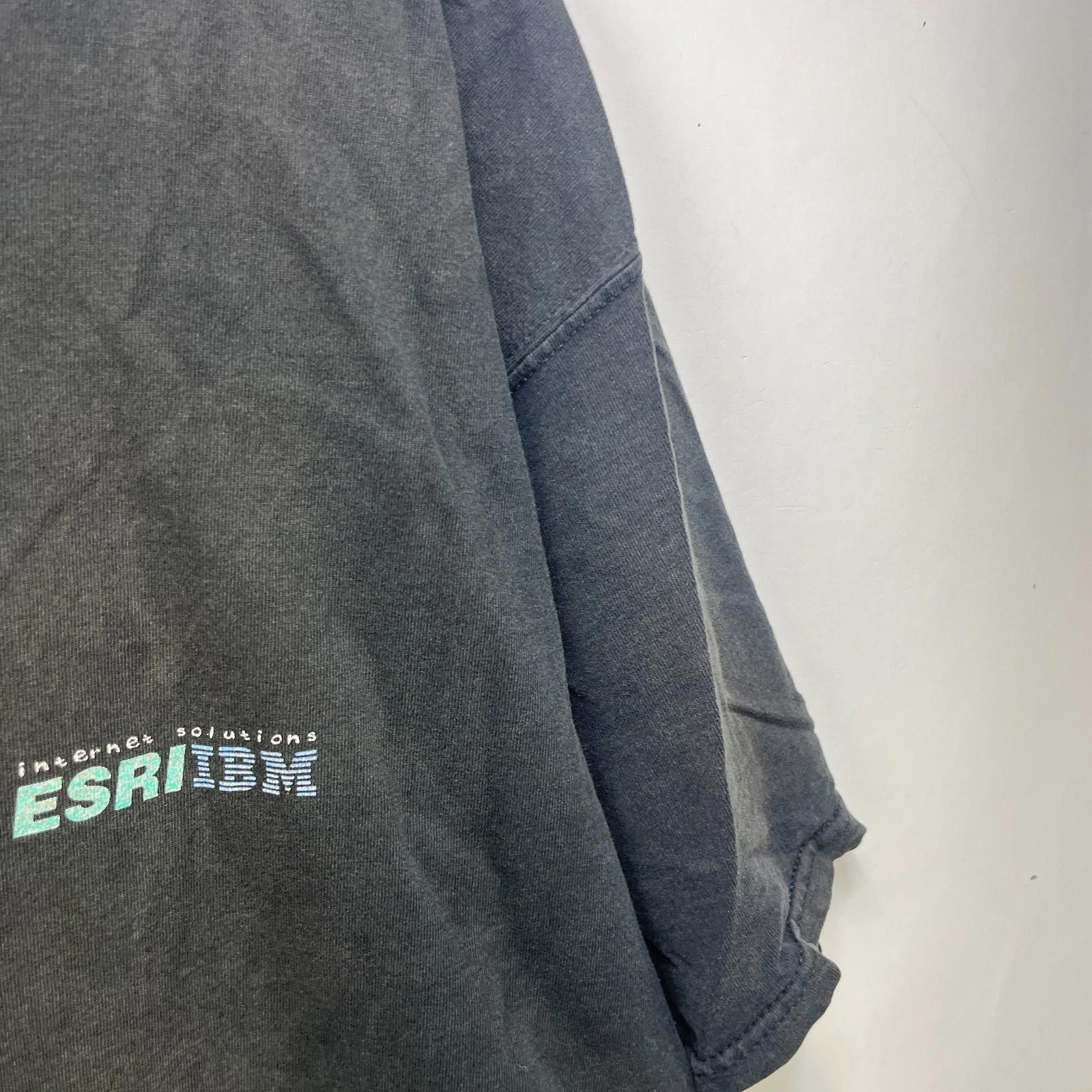 Fruit Of The Loom Vintage 90s IBM Computer Internet Solutions T Shirt XL Size US XXL / EU 58 / 5 - 6 Thumbnail