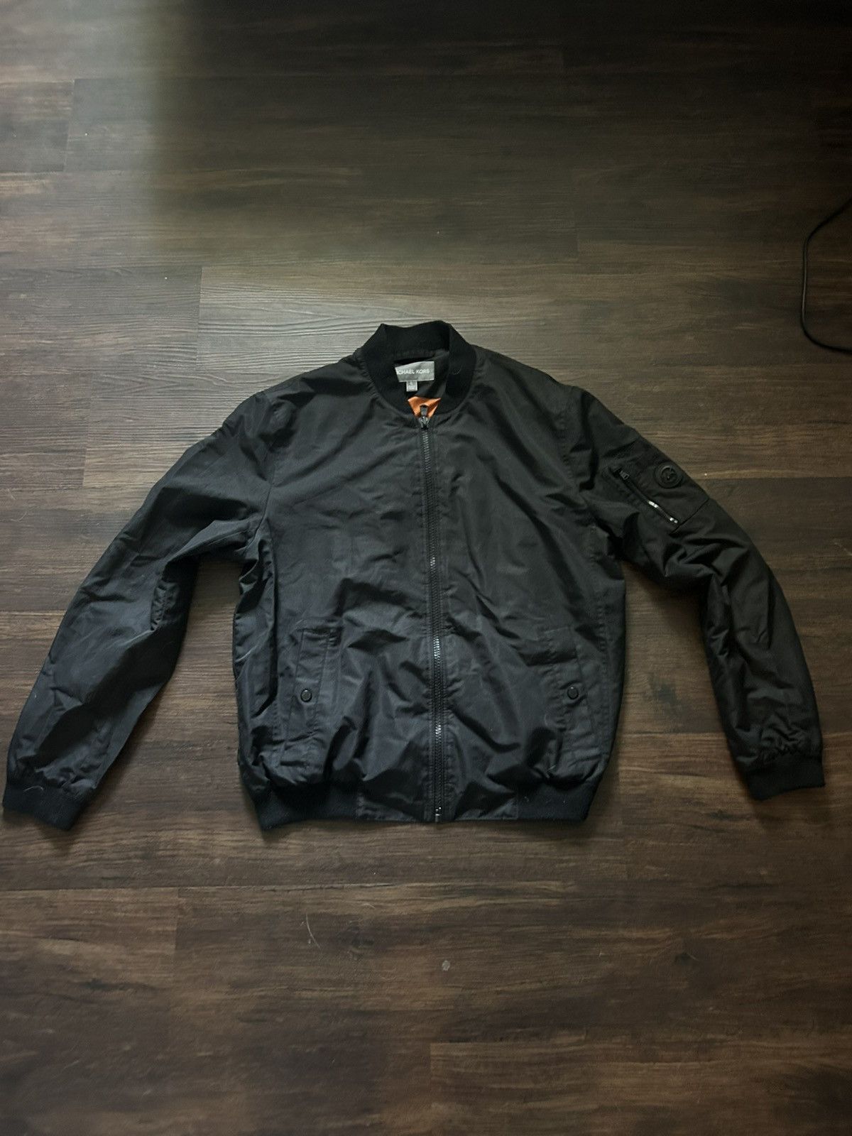 Michael Kors Michael Kors Black Bomber Jacket Size US L / EU 52-54 / 3 - 1 Thumbnail