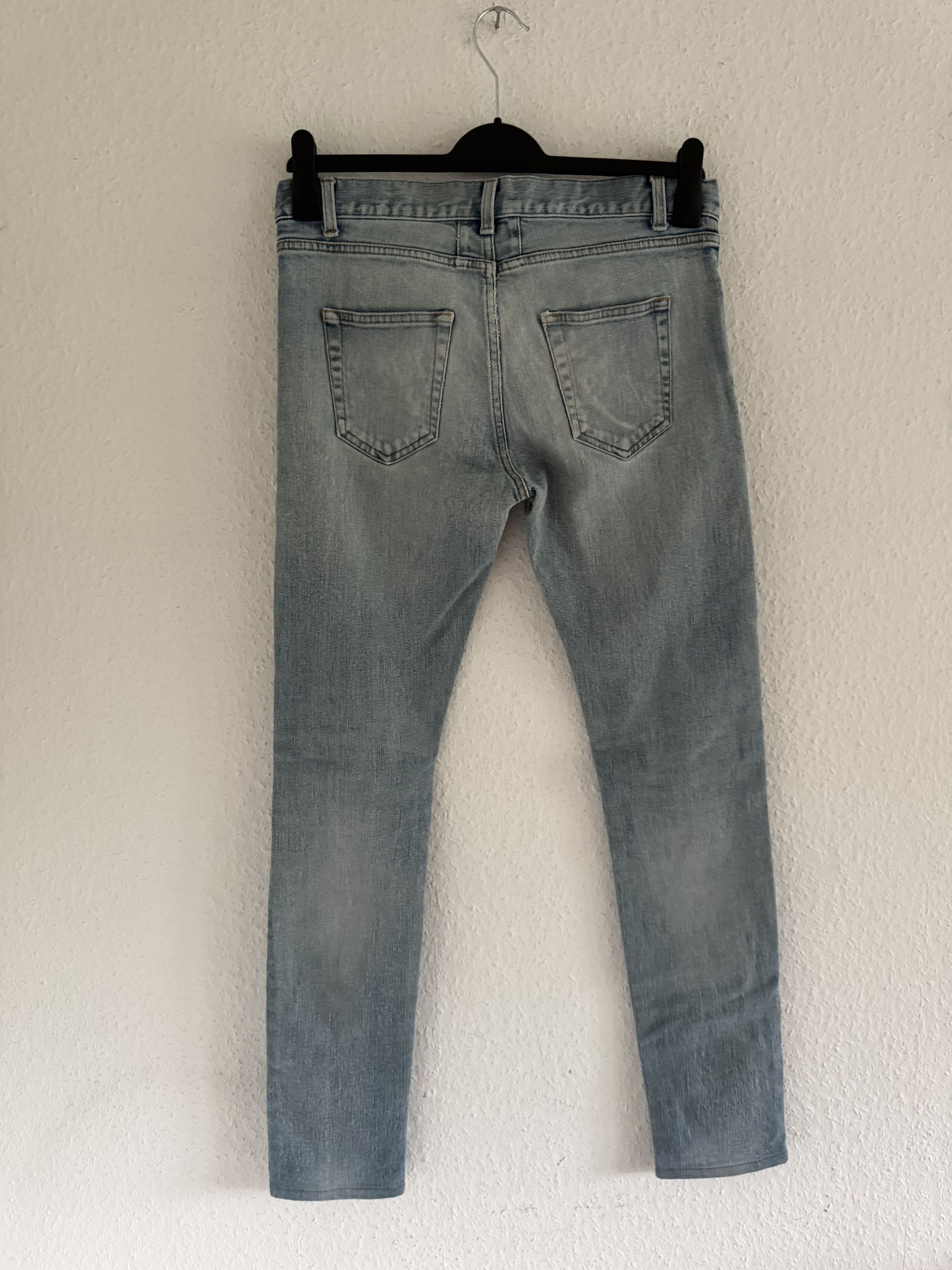 Saint Laurent Paris D02 M/SK-LW Repaired Knee Jeans Size US 31 - 15 Thumbnail