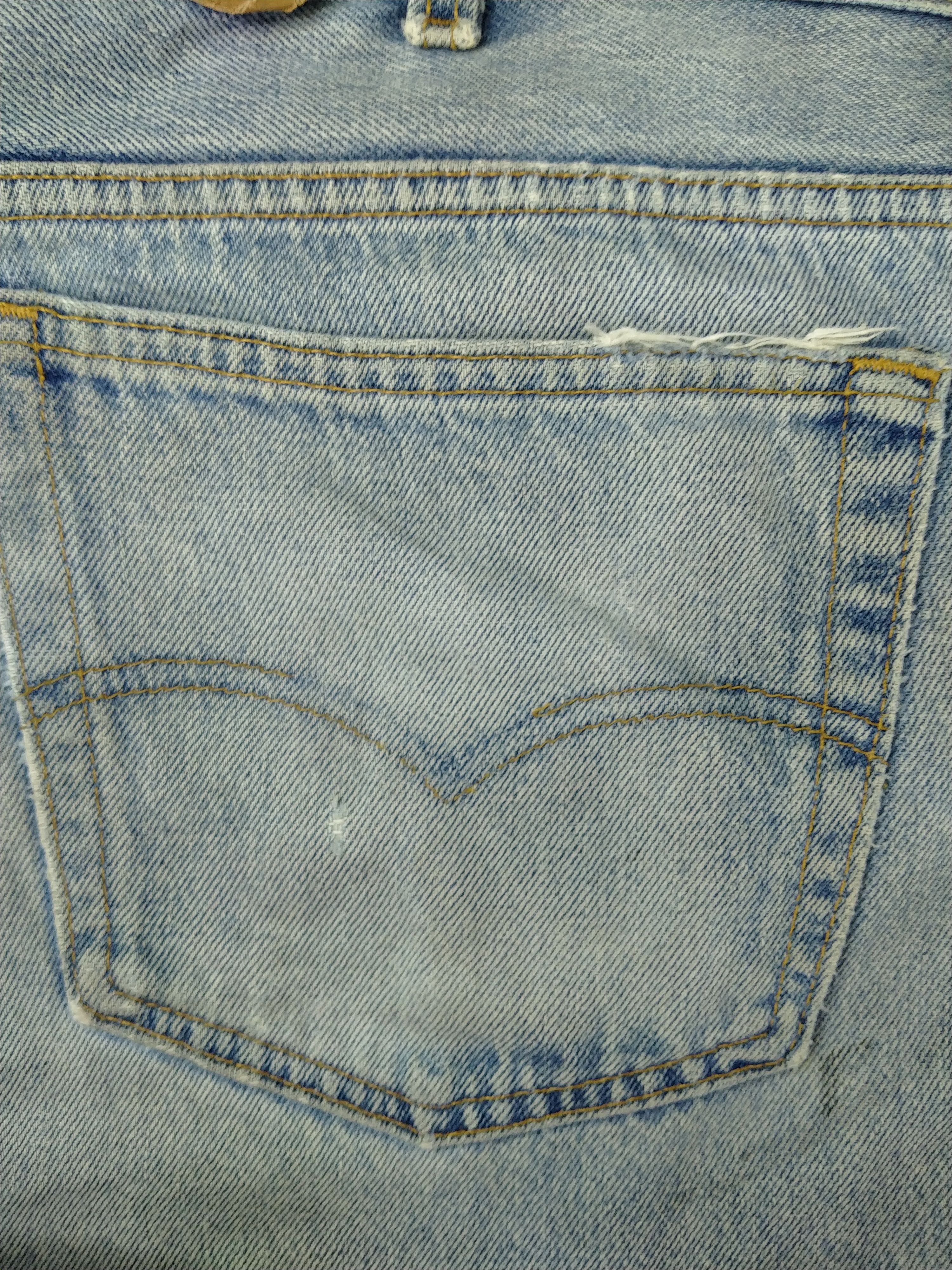 Levi's Vintage Levi's 501xx Distressed Denim 37x29.5 -JN581 Size US 37 - 17 Thumbnail