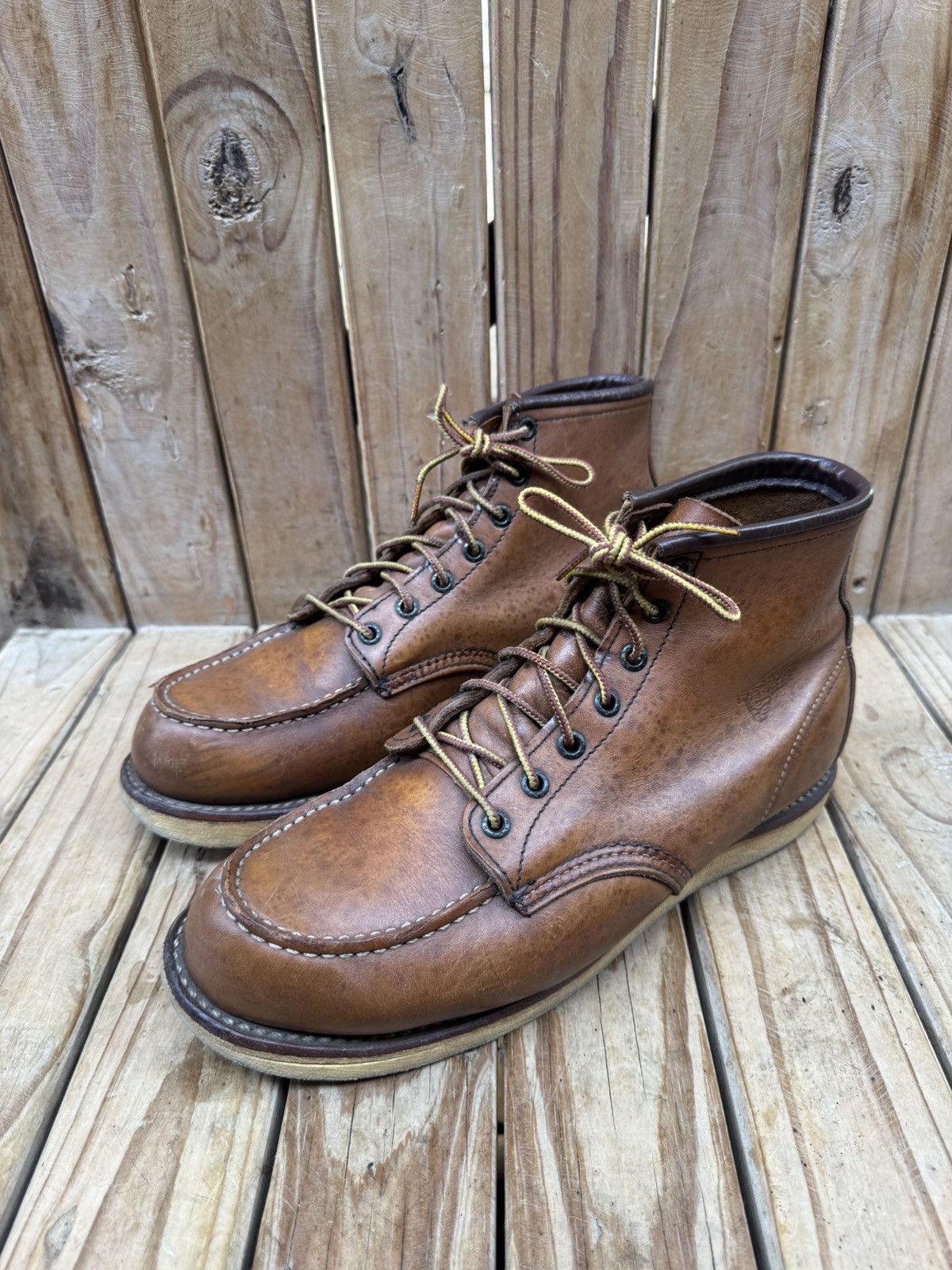 Red Wing Red wing 875 brown Moc Toe Leather boots sz UK 8 US 9 E Size US 9 / EU 42 - 20 Thumbnail
