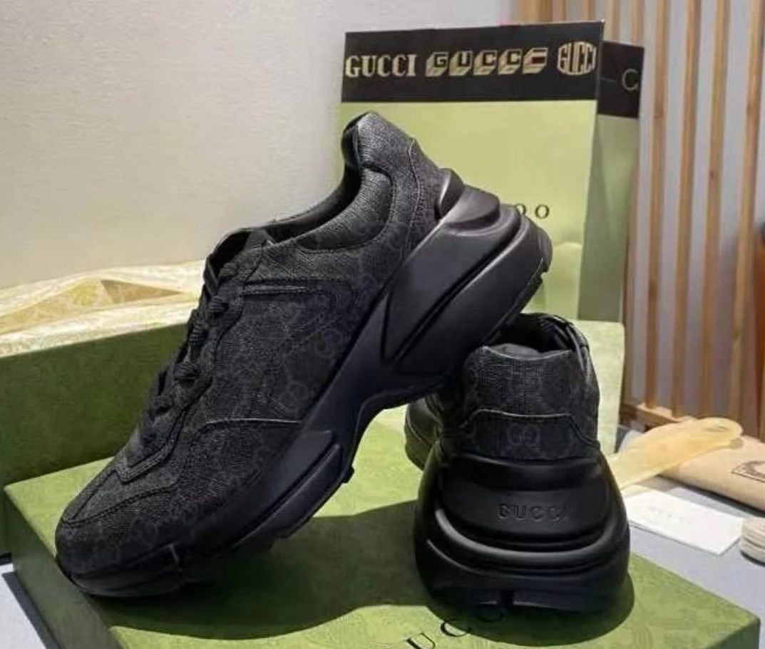 Gucci Monogram Rhyton Sneakers Size US 11 / EU 44 - 1 Thumbnail